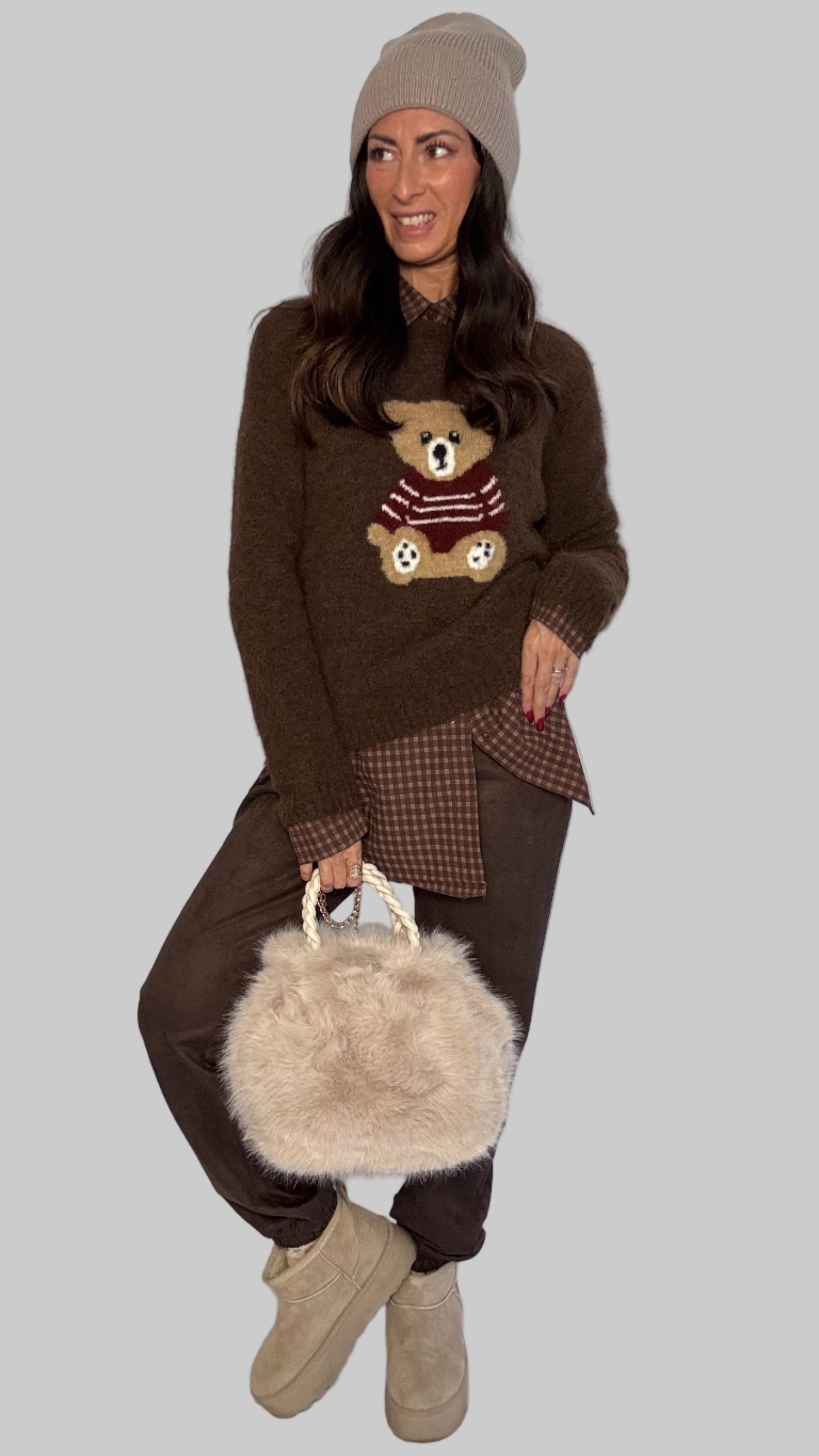 Pull Teddy cioccolato
