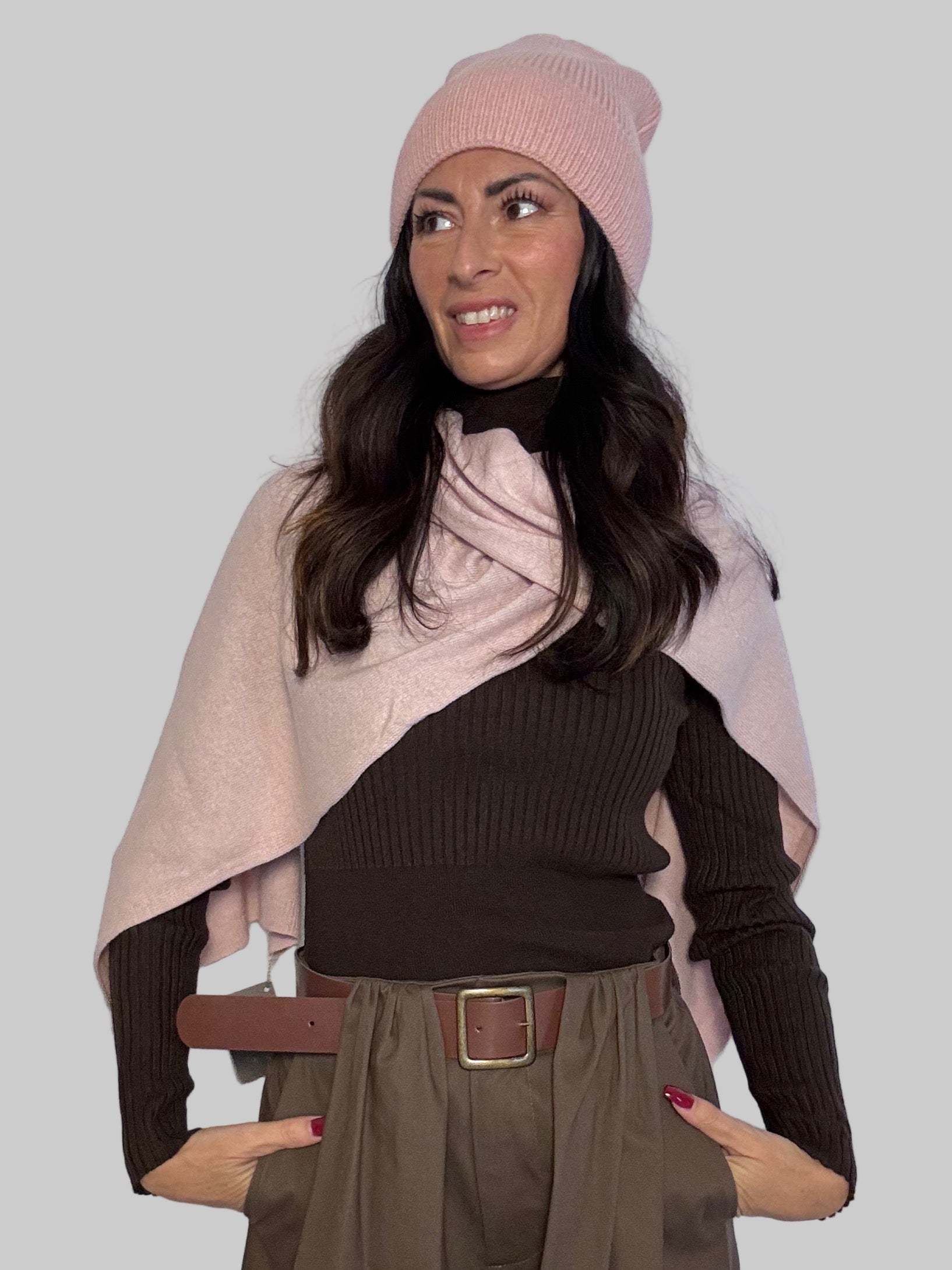 Sciarpa Cashmere rosa