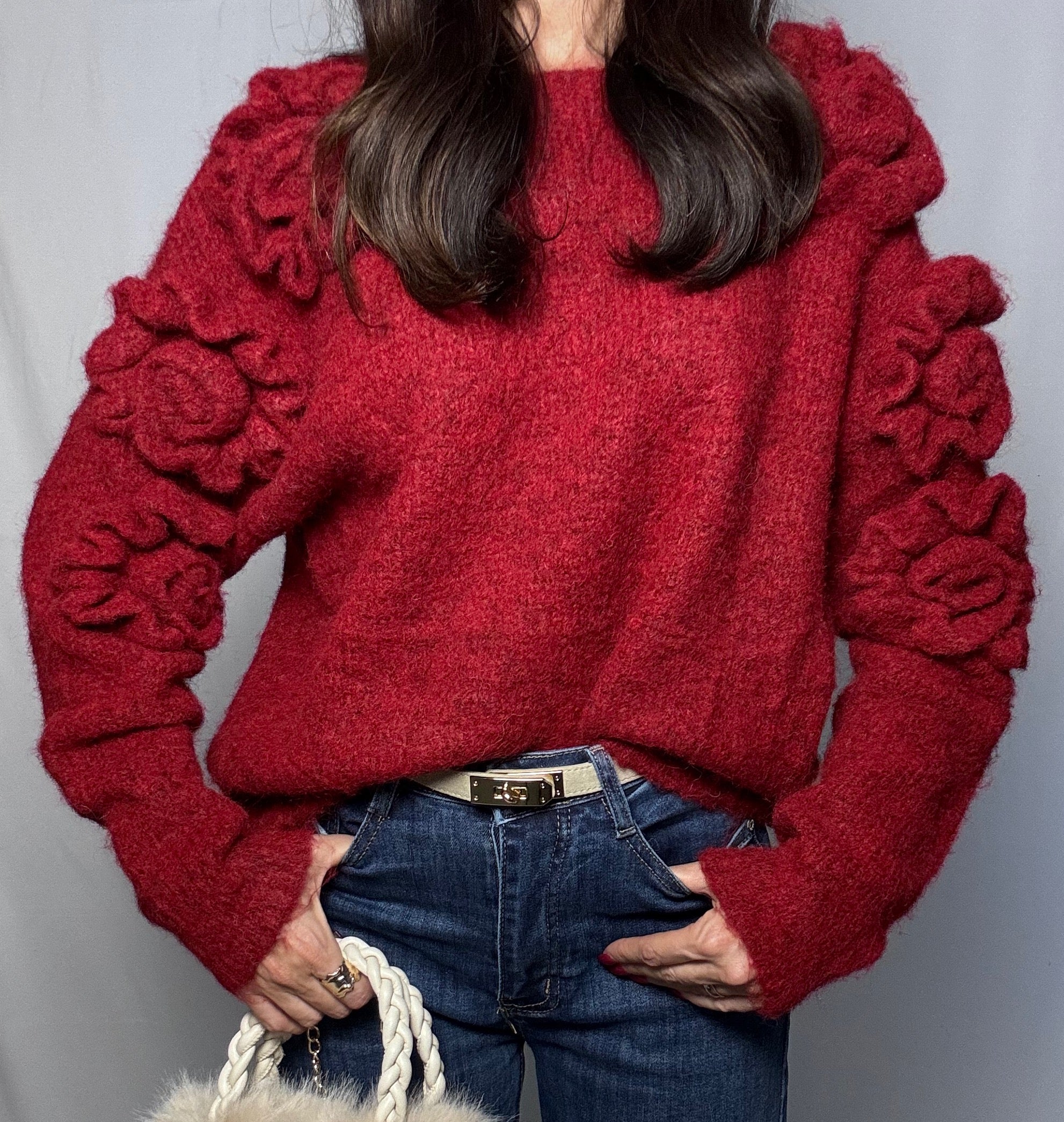 Pull Roses (limited edition) rosso carminio