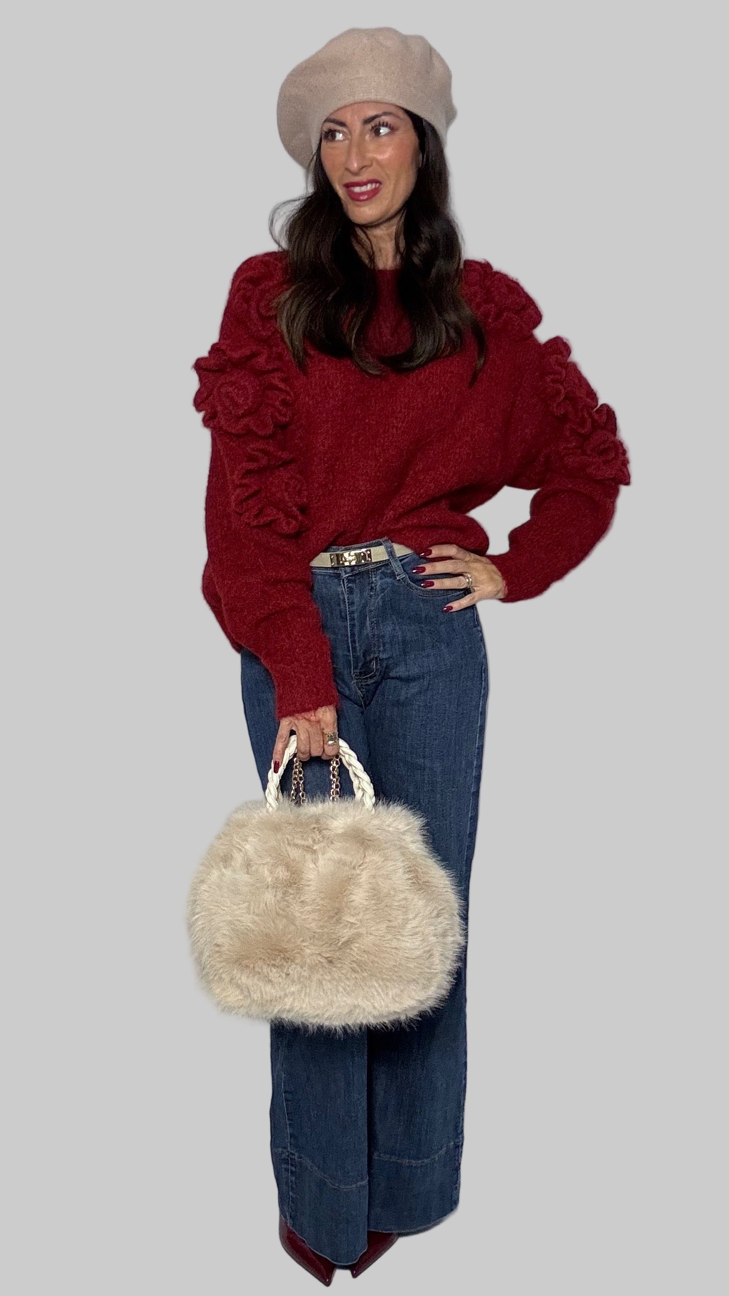 Pull Roses (limited edition) rosso carminio