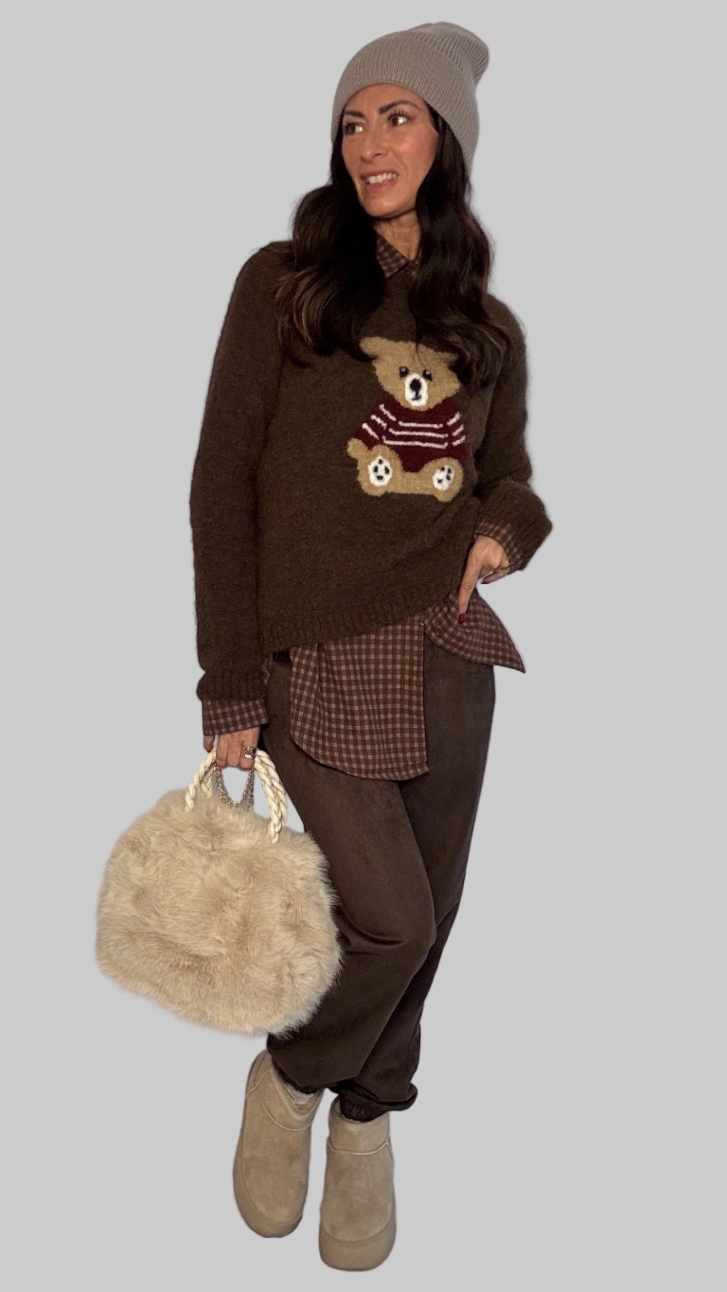Pull Teddy cioccolato