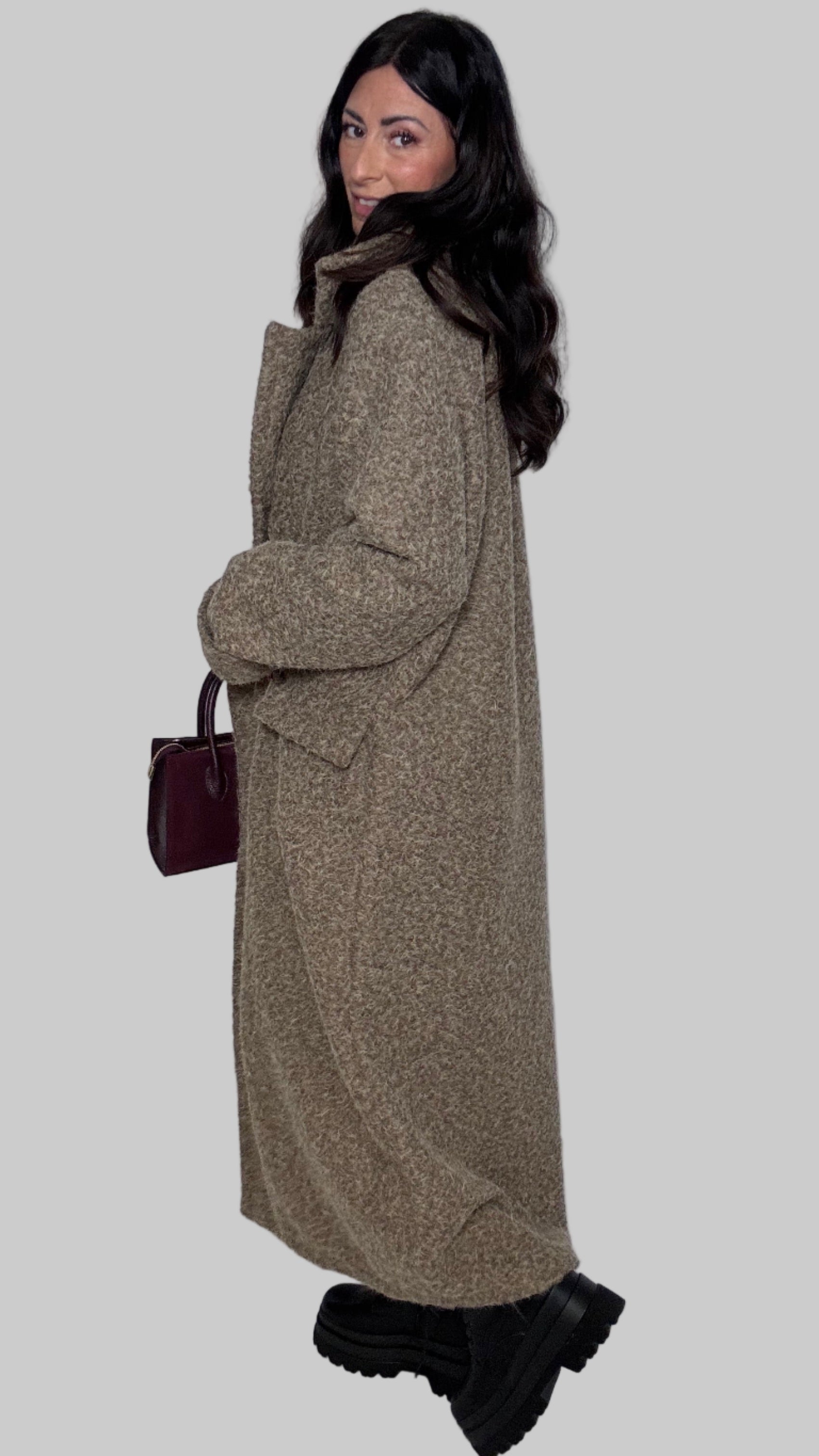 Cappotto over Hannah fango