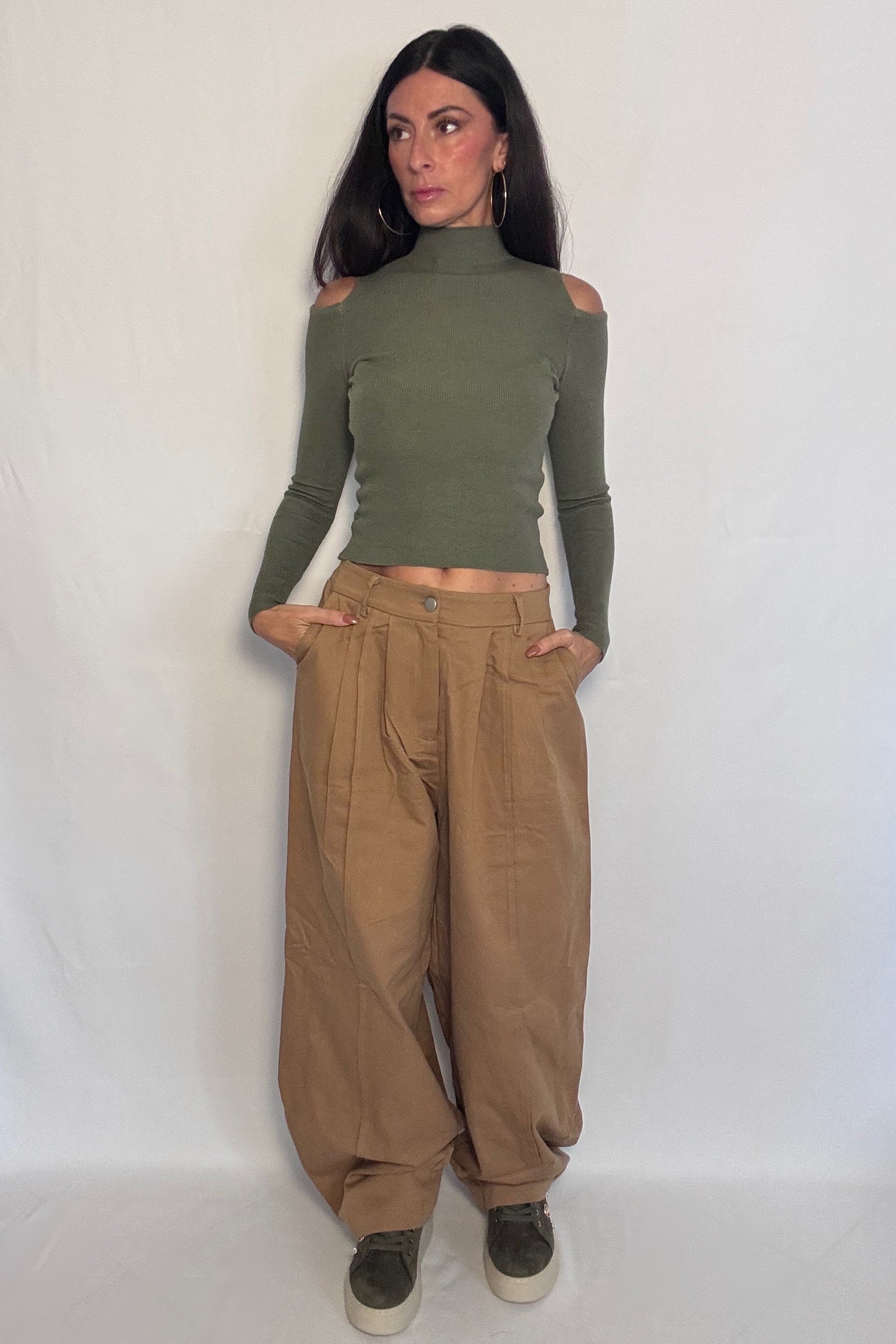 Jeans balloon Thea biscotto