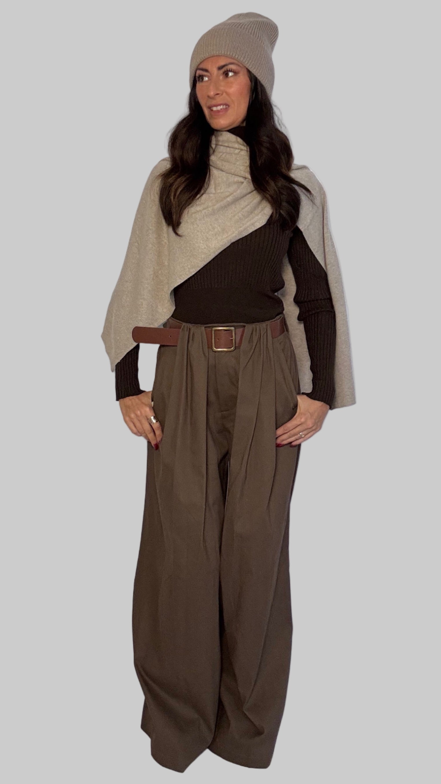 Sciarpa Cashmere taupe