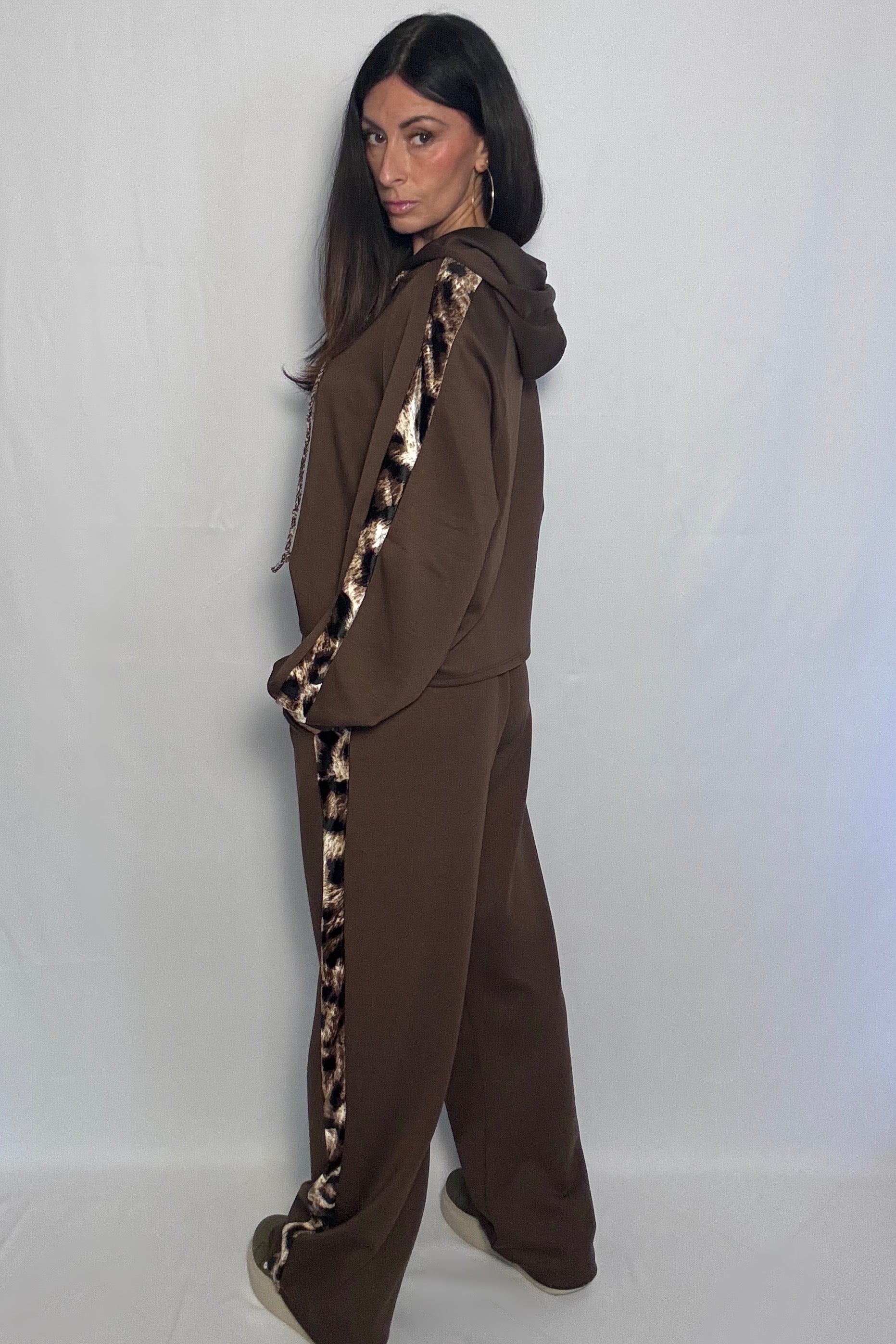 Felpa tuta sportiva Jane (limited edition) cioccolato