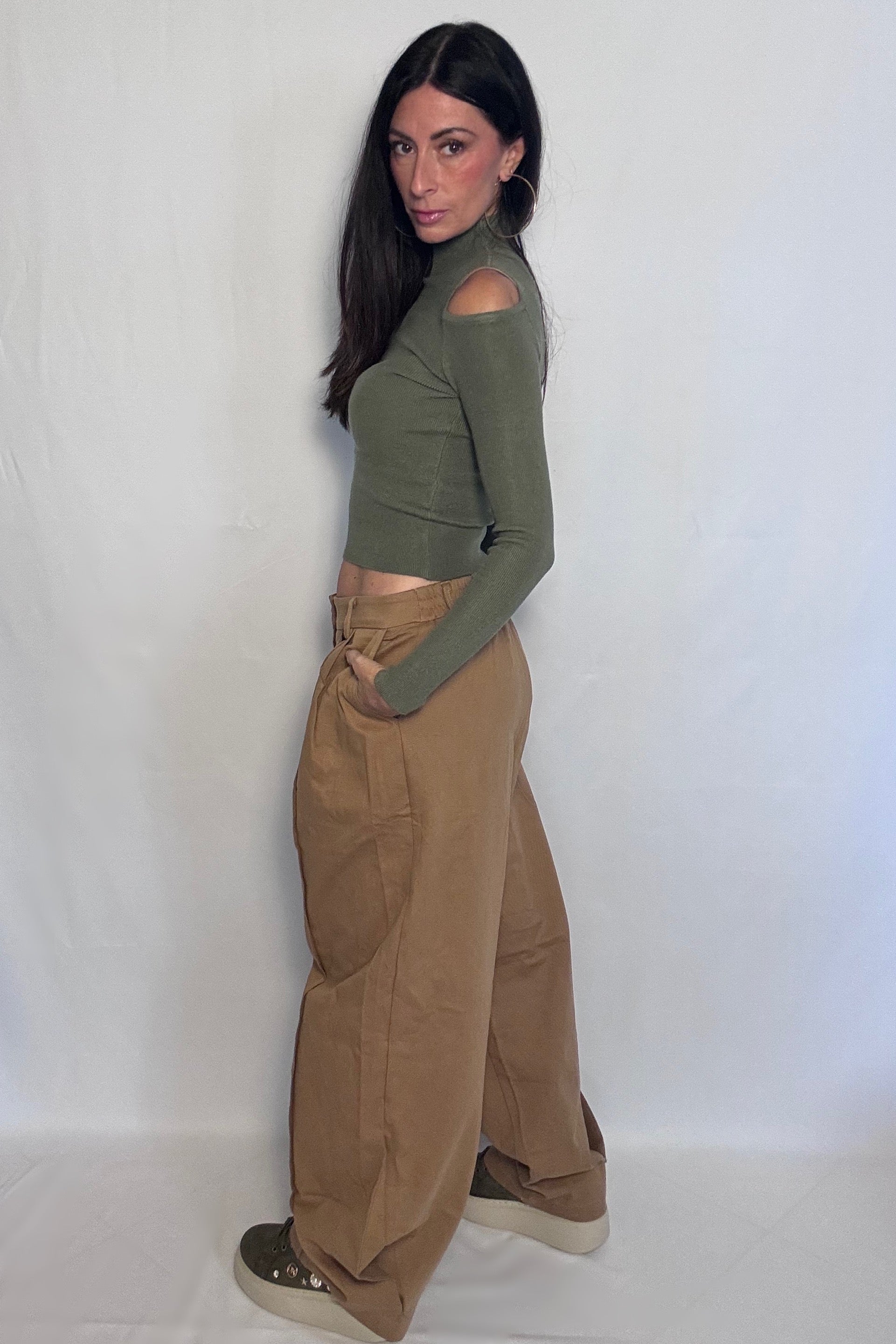 Jeans balloon Thea biscotto