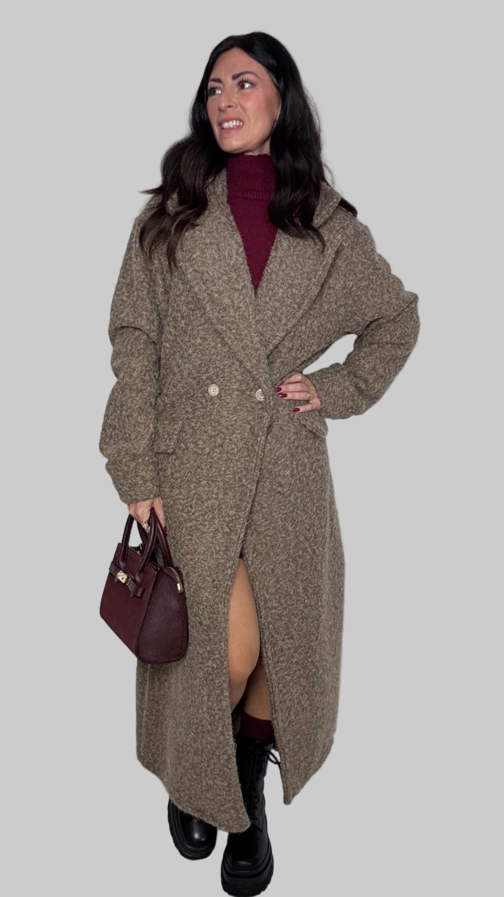 Cappotto over Hannah fango