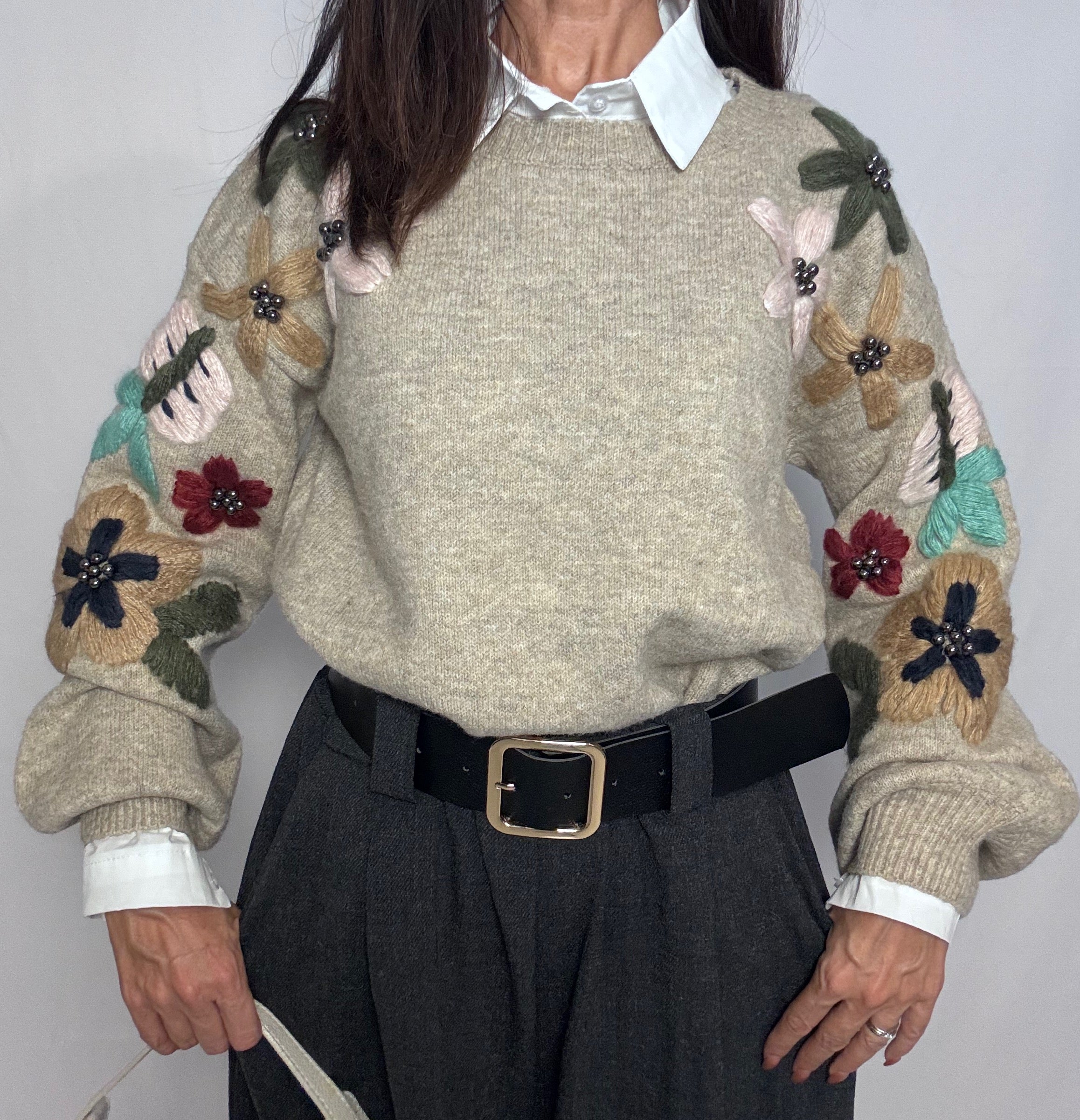 Pantalone Judy con cintura (limited edition) fumo