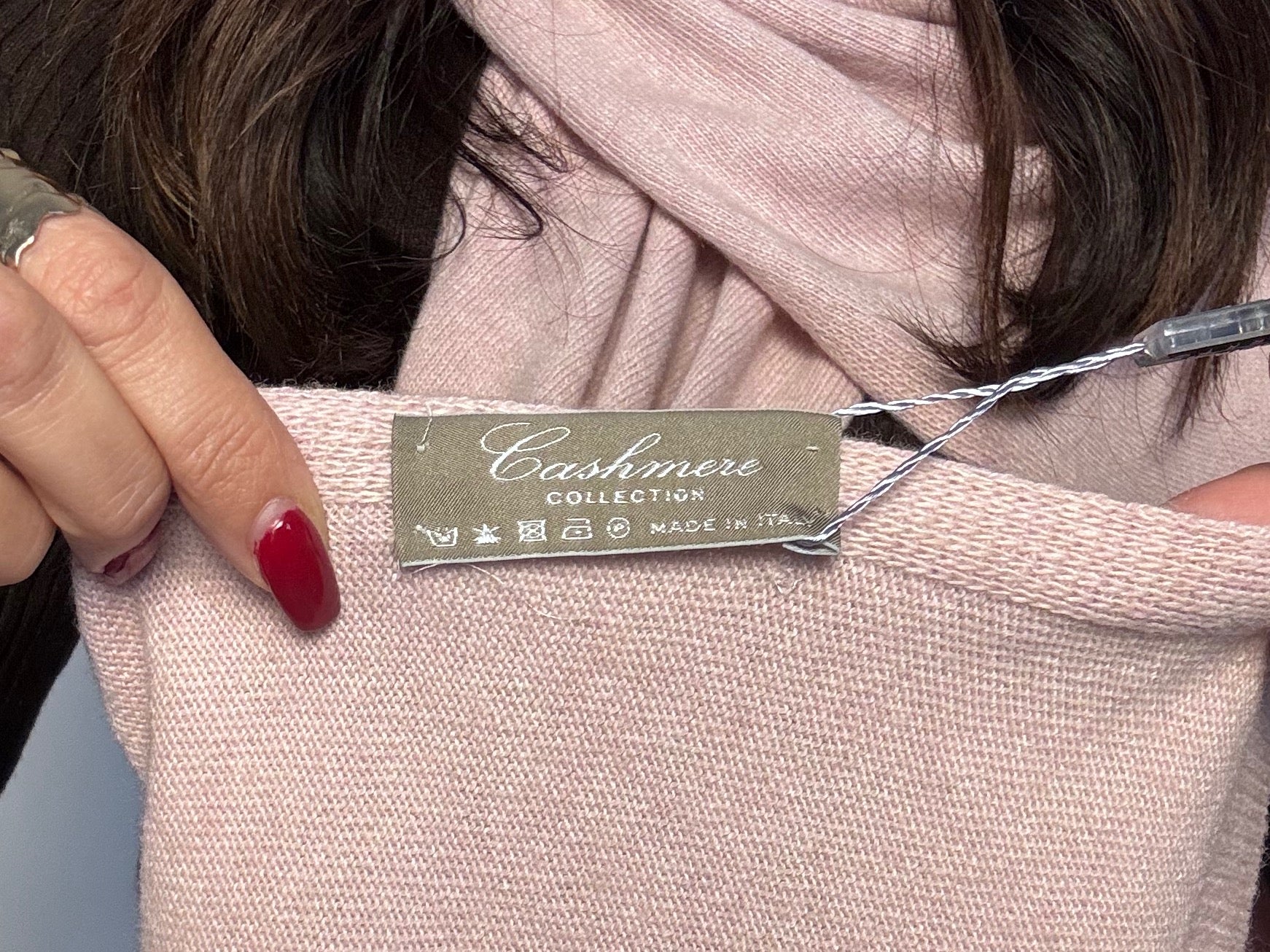 Sciarpa Cashmere rosa