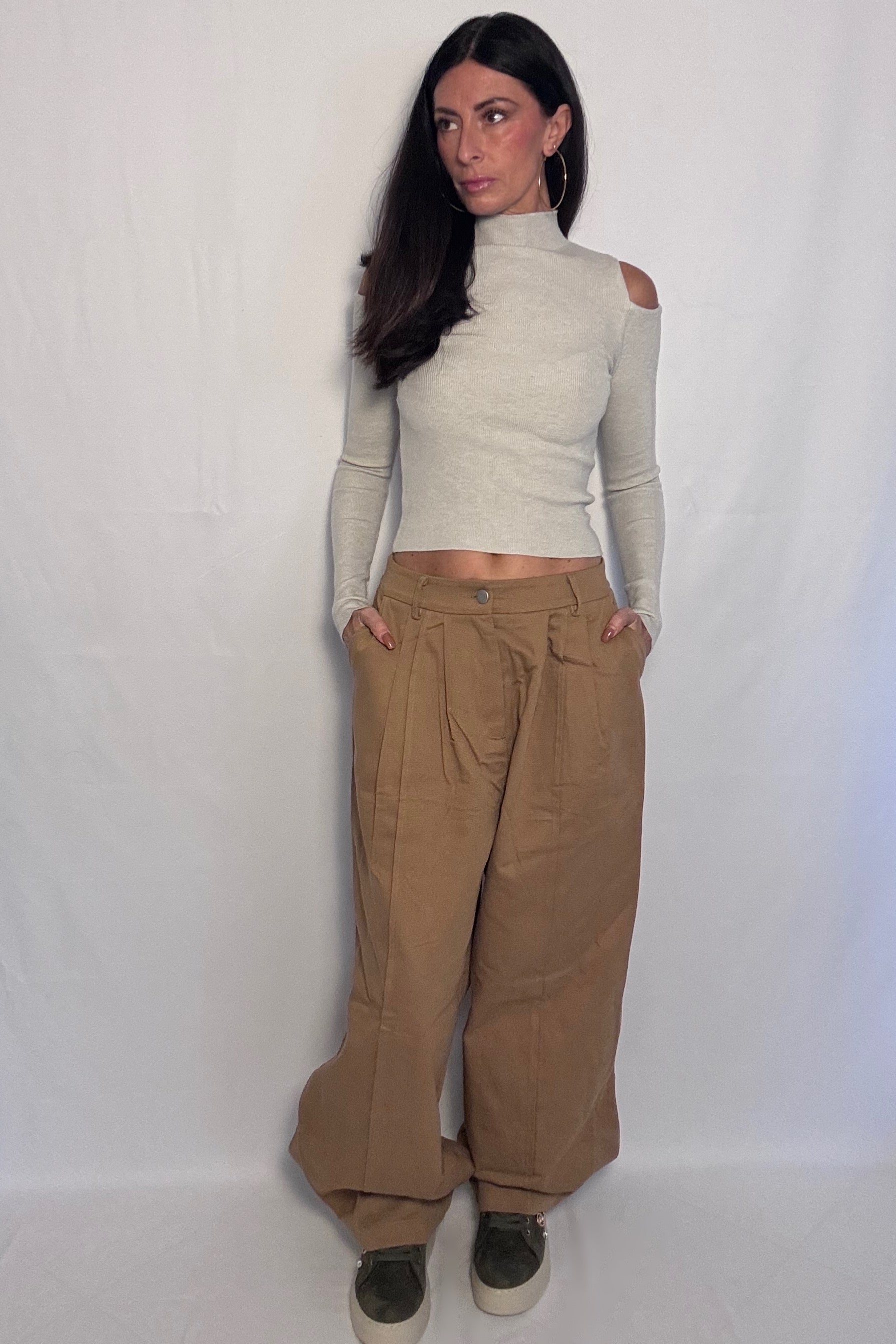 Jeans balloon Thea biscotto