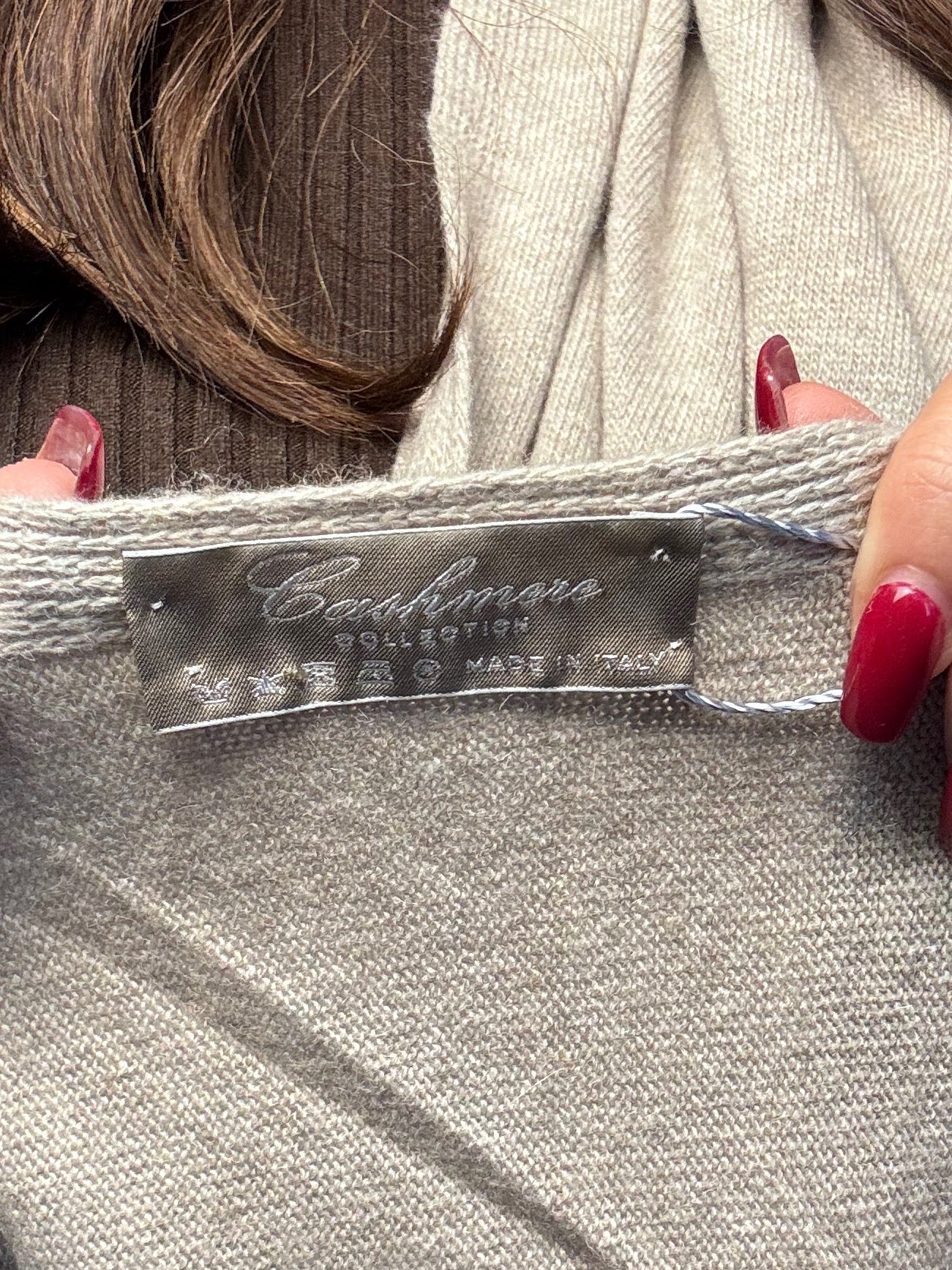 Sciarpa Cashmere taupe