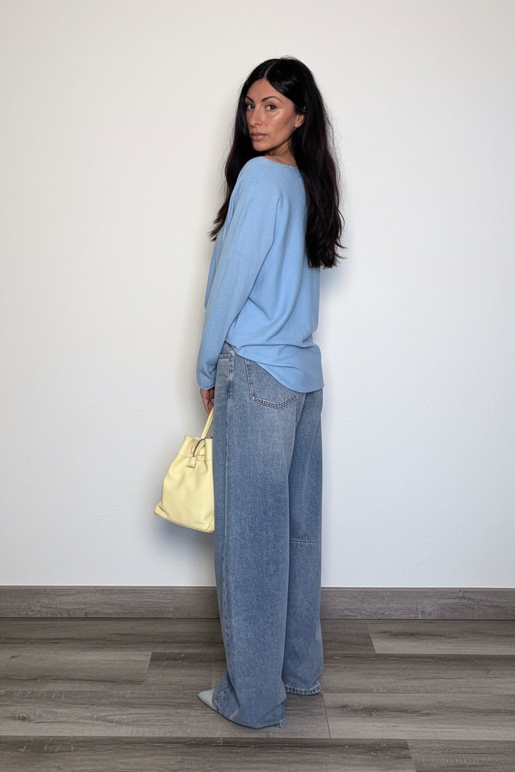 Maglioncino Sarah azzurro