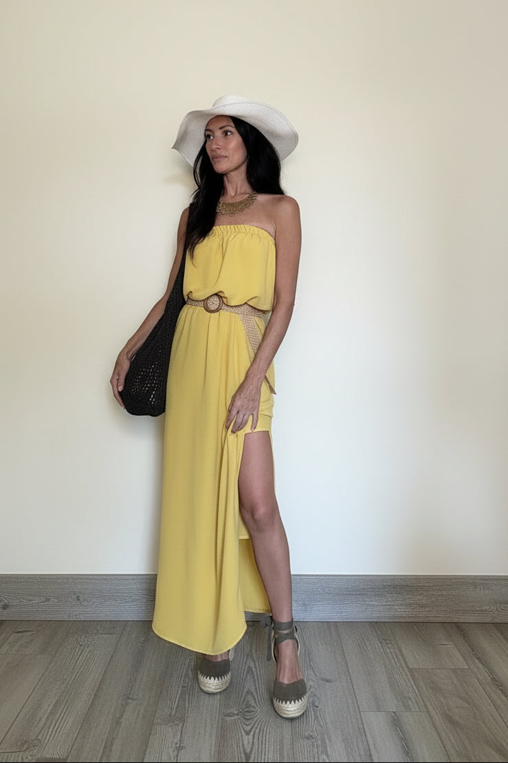 Abito Fuerteventura giallo senape