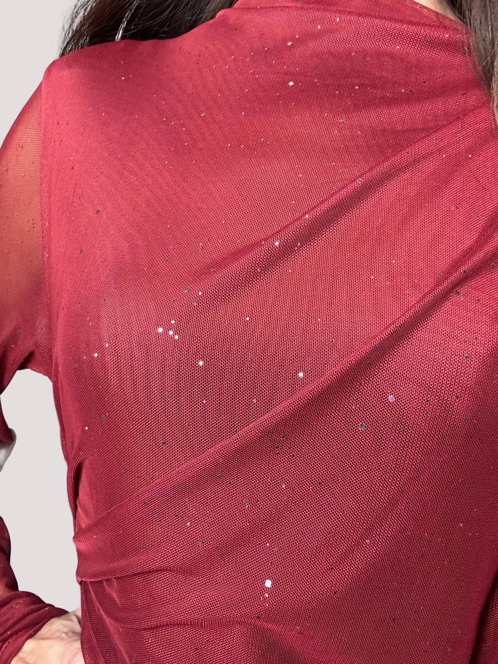 Abito Brillo lungo vino