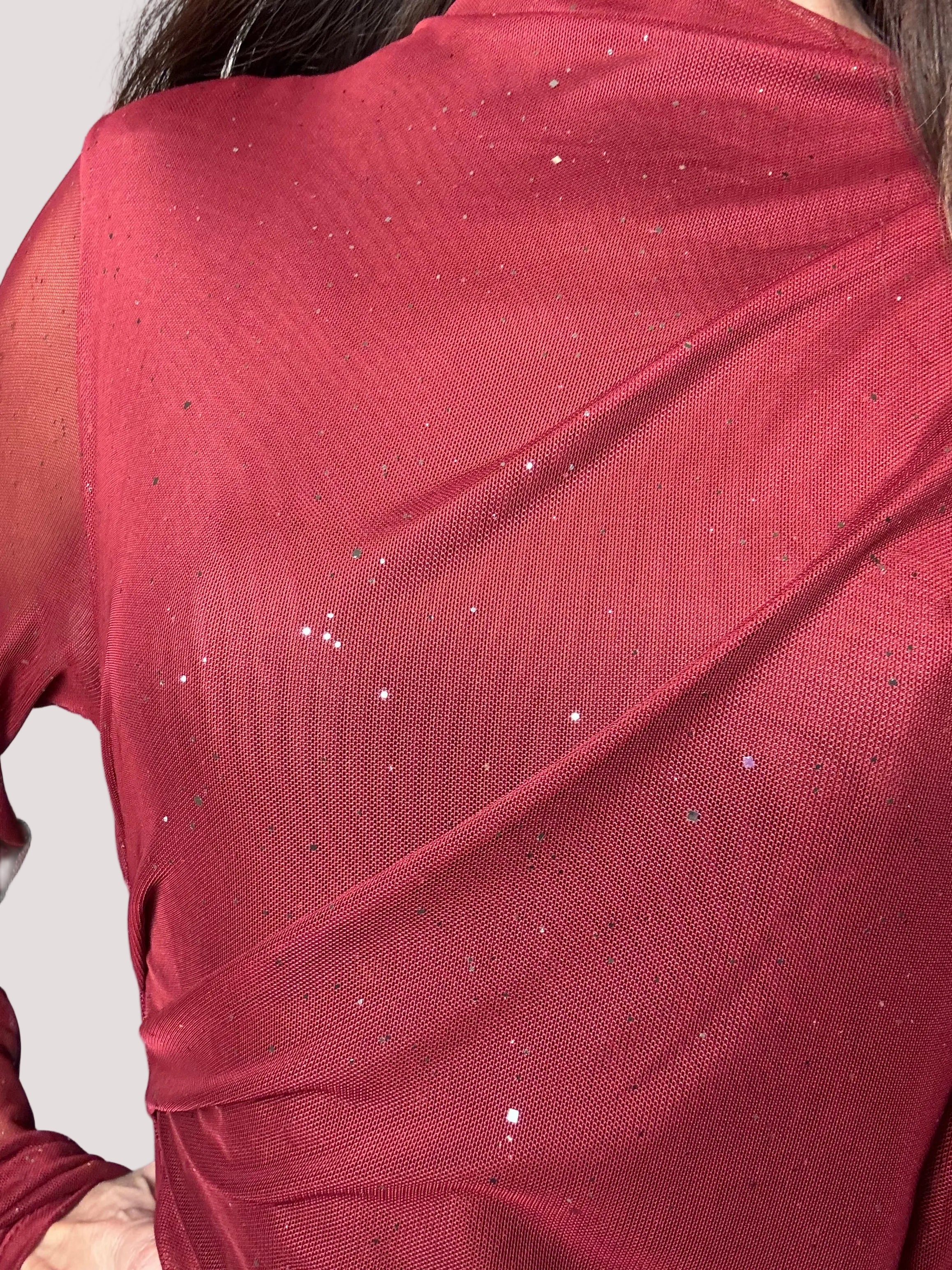 Abito Brillo lungo vino