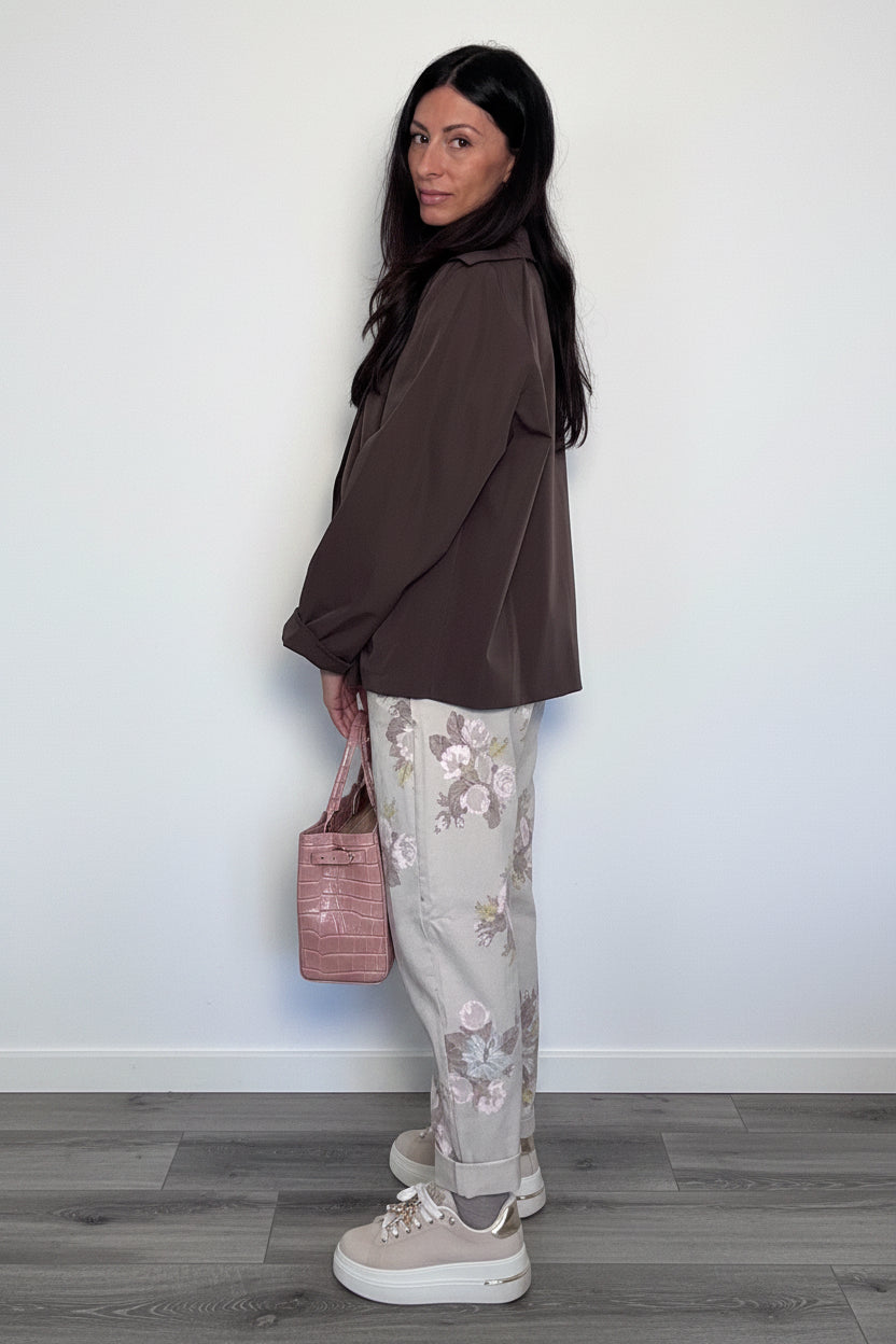 Trench over Dafne cioccolato