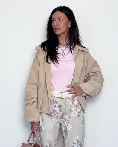 Bomber Ambra beige