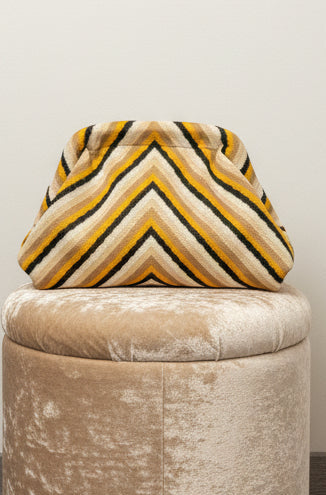 Borsa righe zigzag