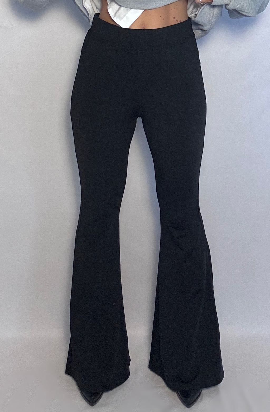 Pantalone a zampa nero