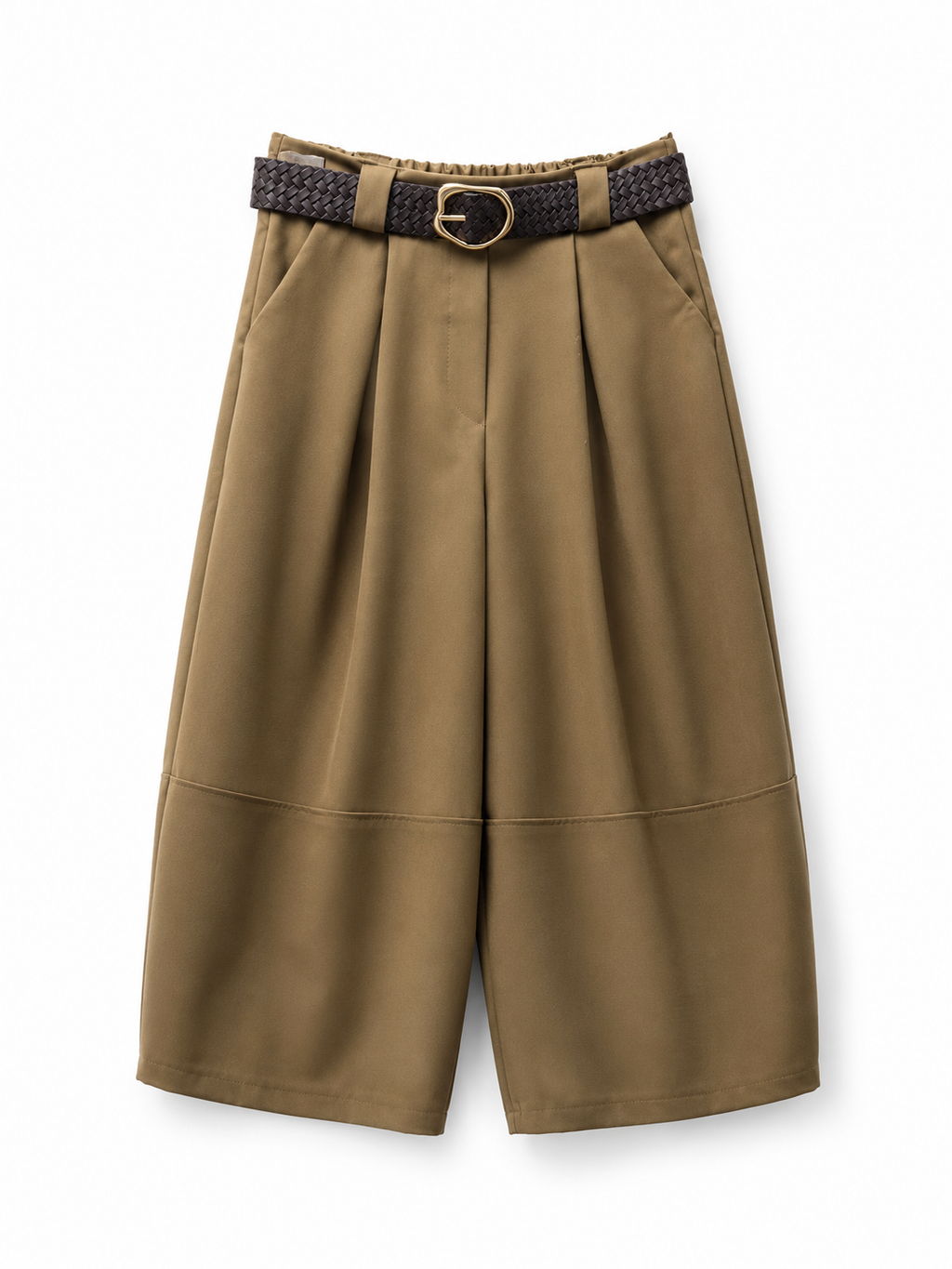 Pantaloni balloon London fango