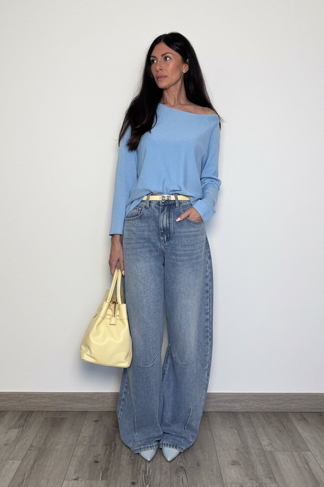 Maglioncino Sarah azzurro