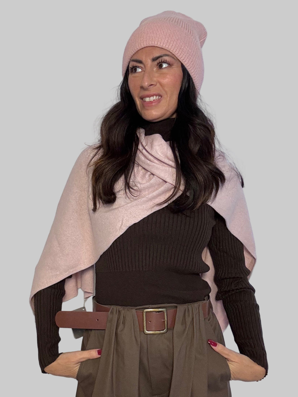 Sciarpa Cashmere rosa