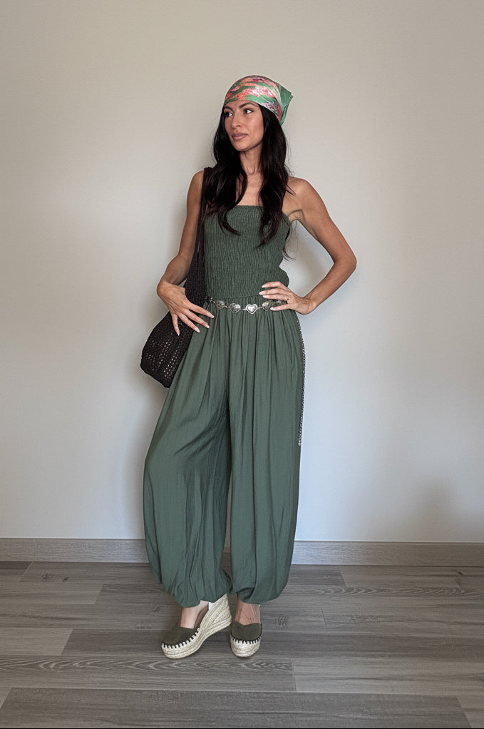 Tuta Mykonos verde oliva