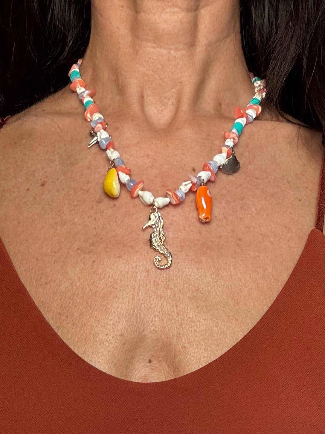 Collana Granchio e Cavalluccio