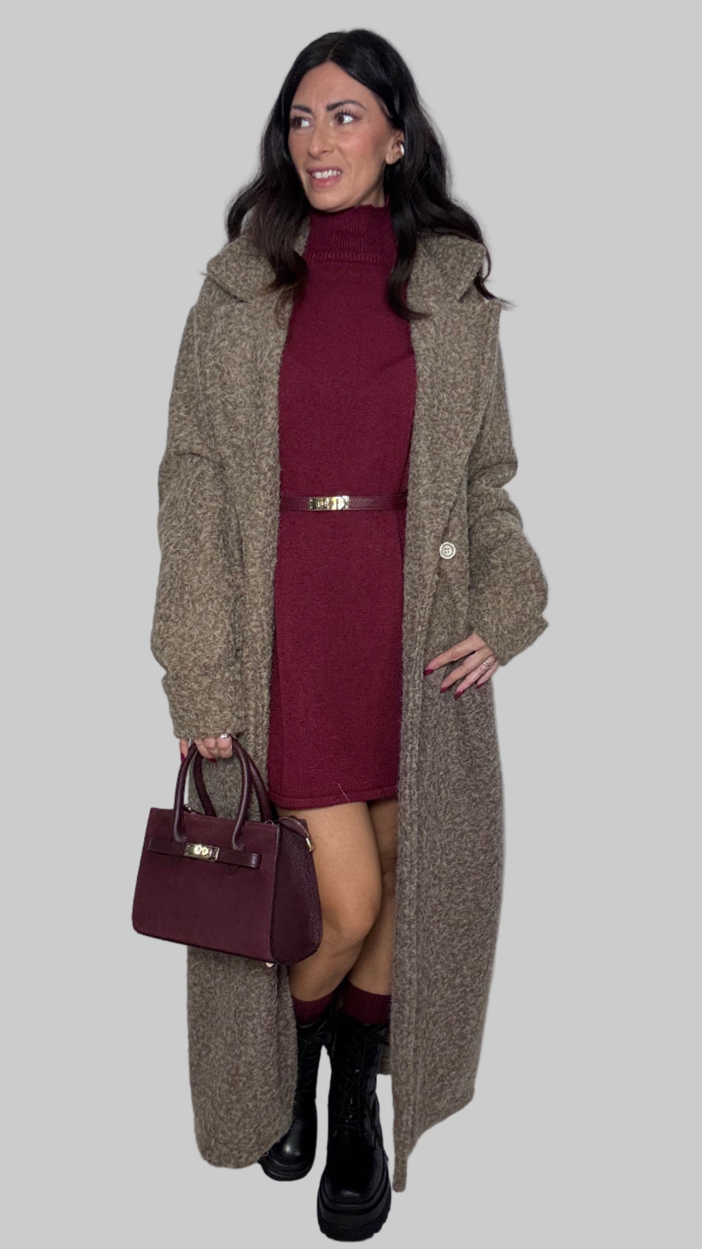 Cappotto over Hannah fango