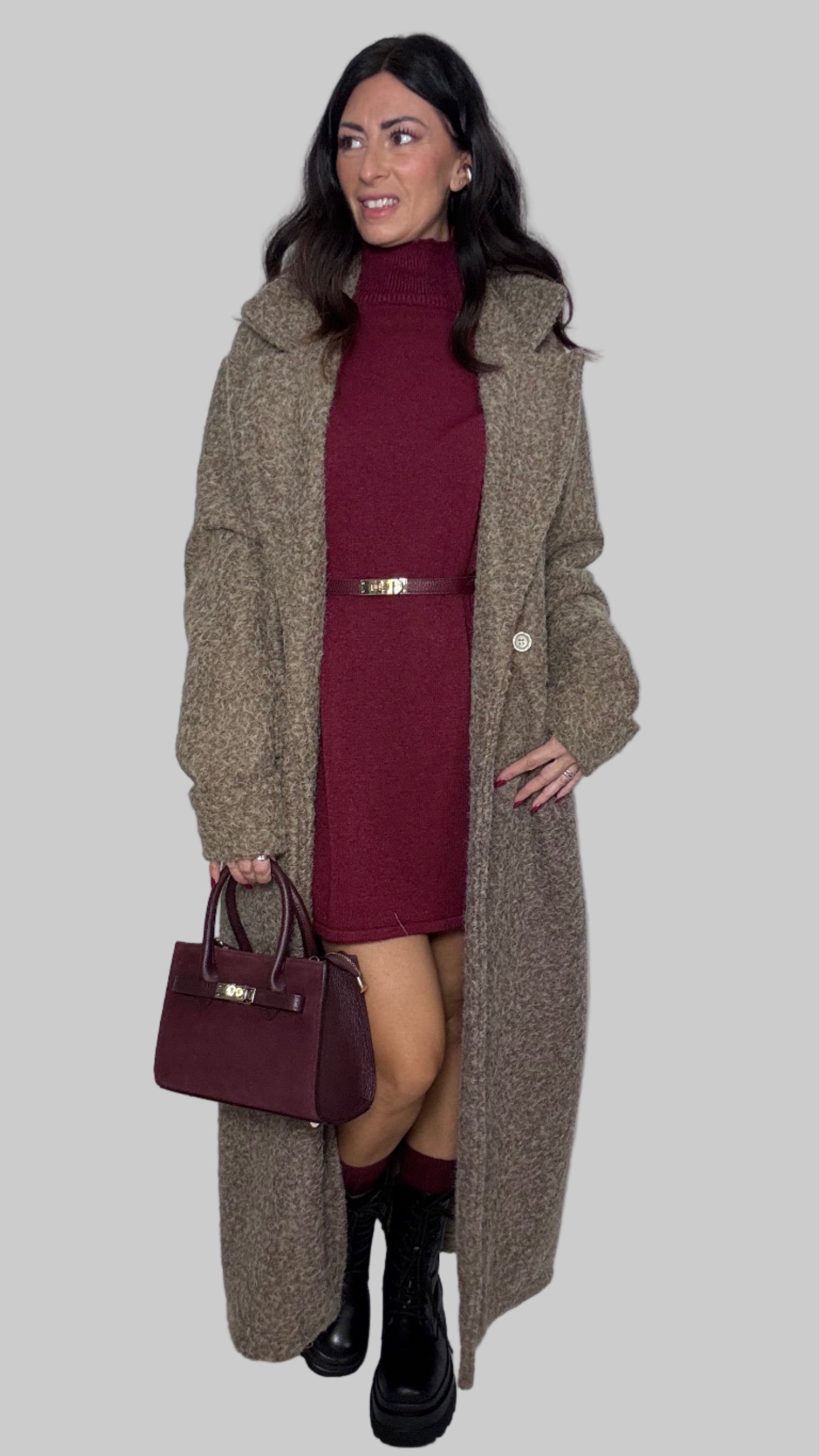 Cappotto over Hannah fango