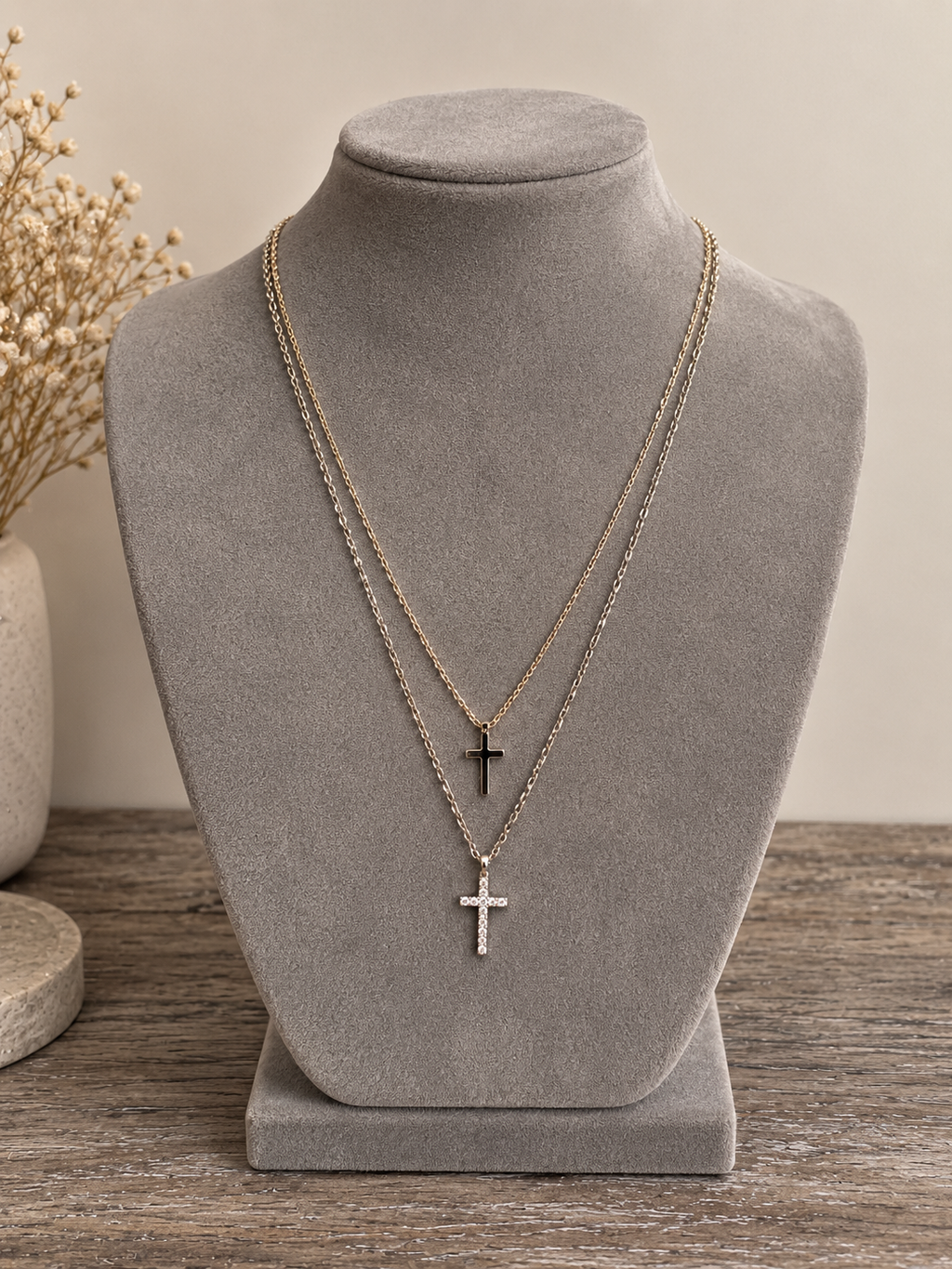 Collana Cross 2 fili