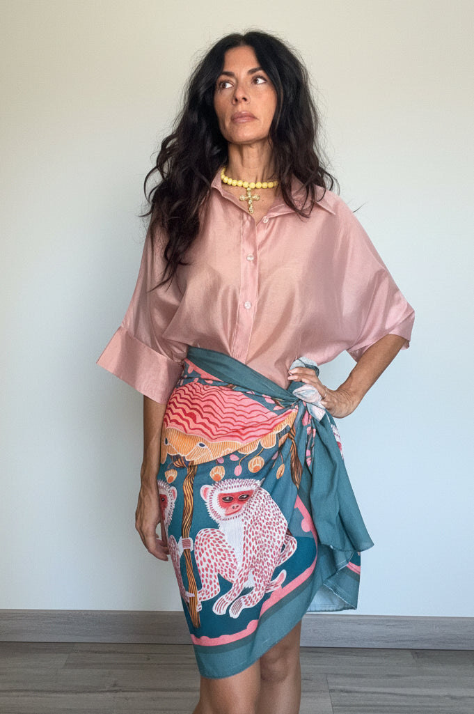 Camicia velata Lady rosa