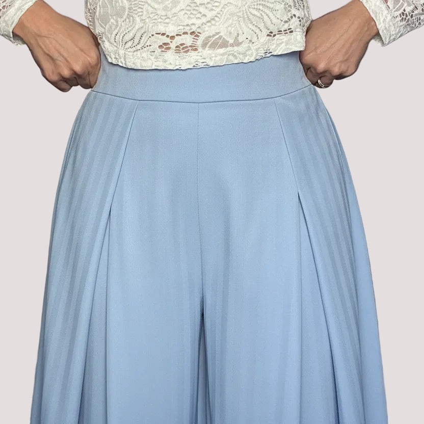 Pantalone Capri azzurro