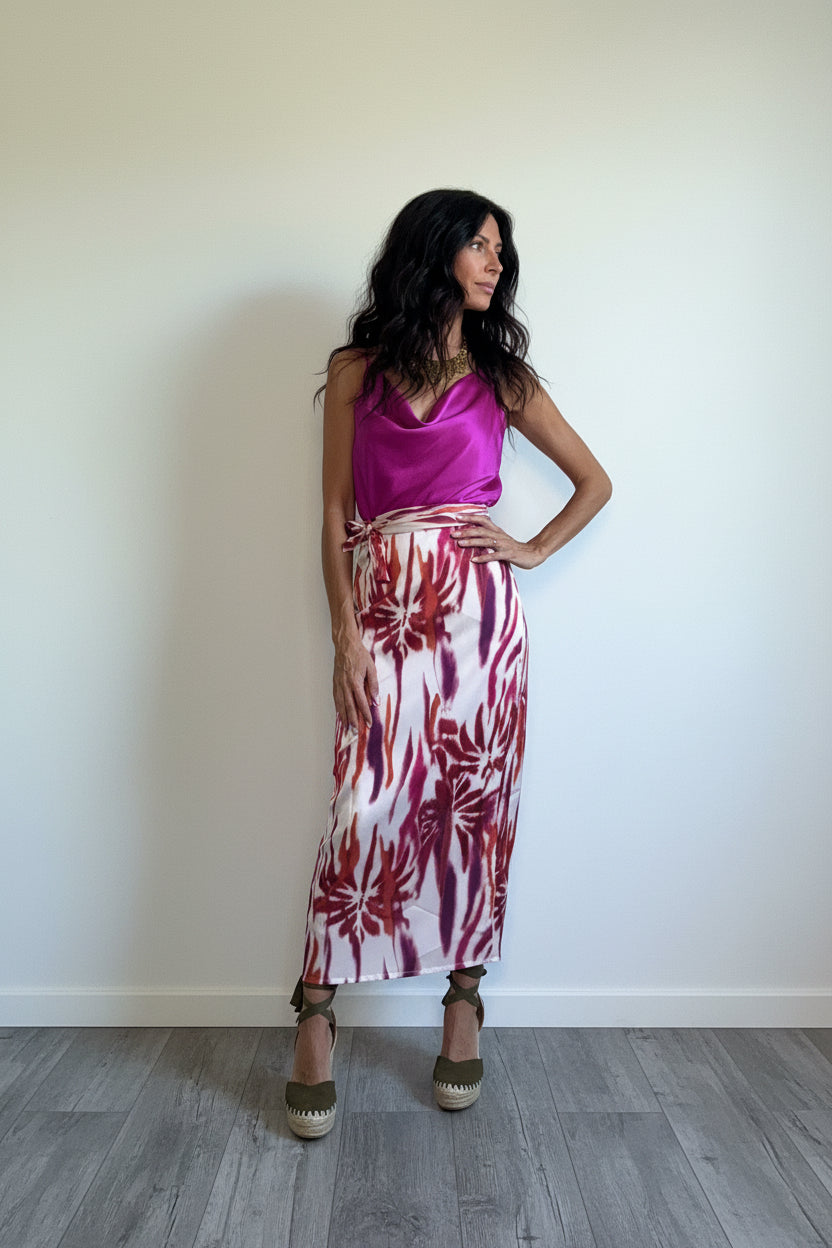 Top Silky fucsia