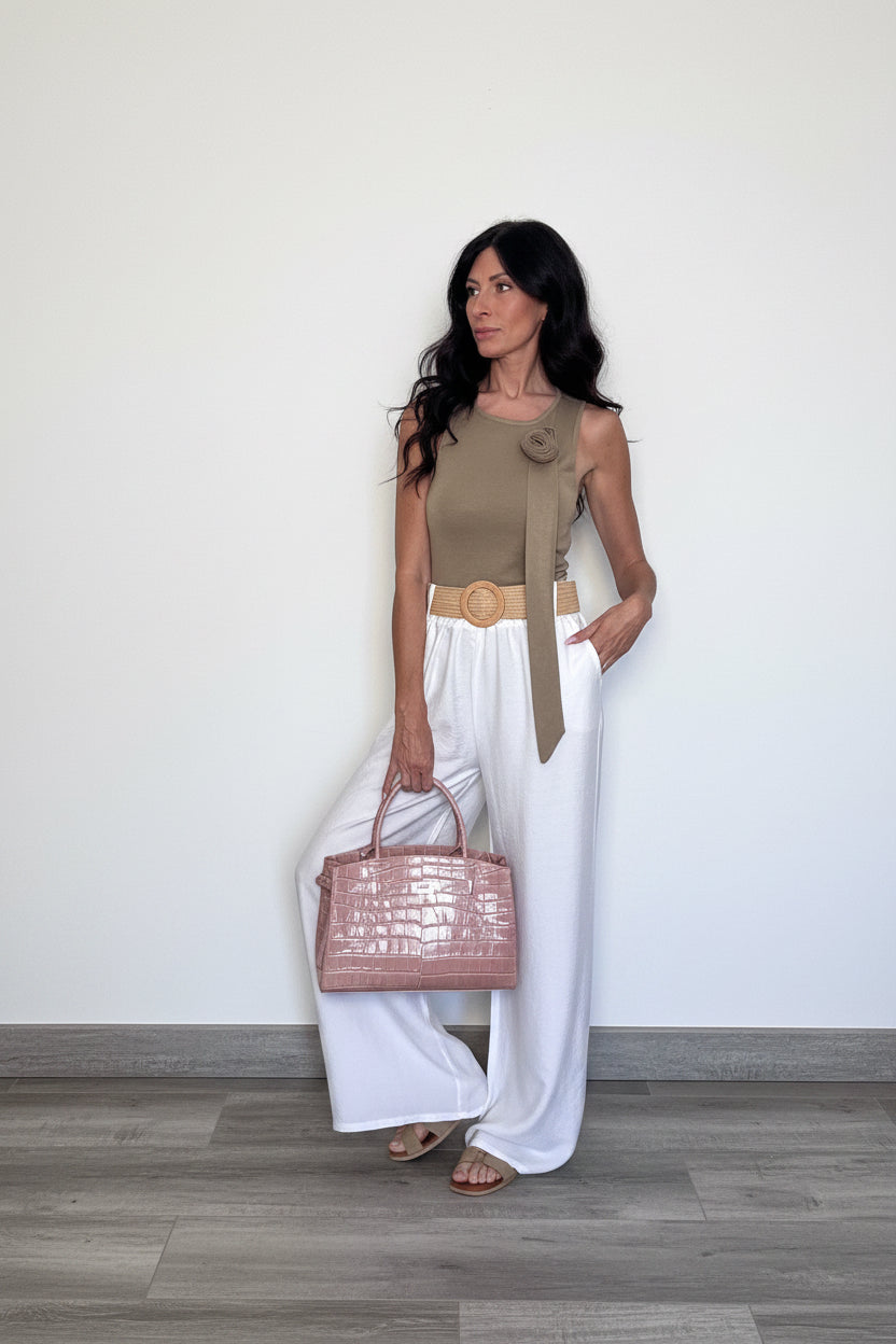 Pantalone Soleil panna
