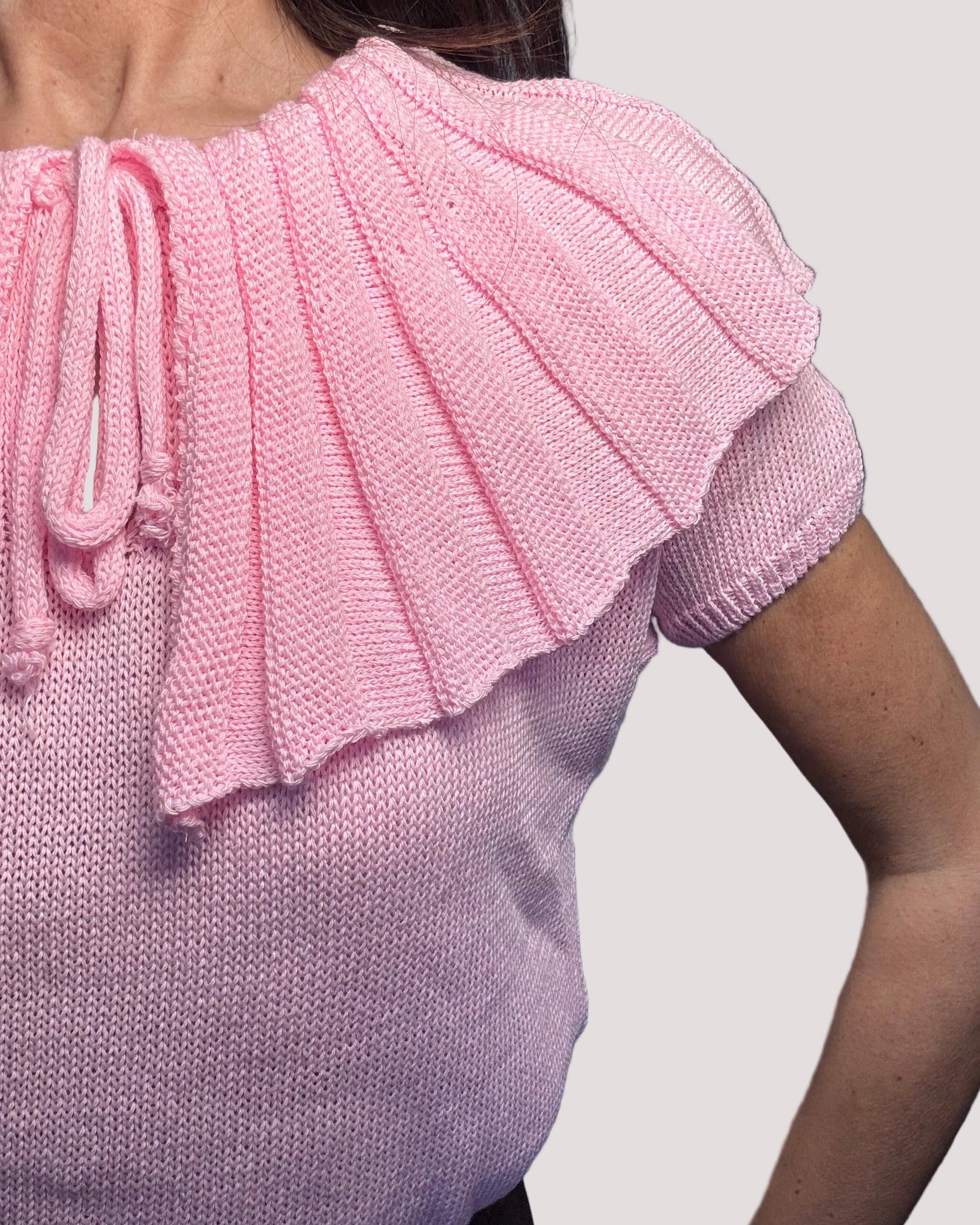 Pull Daisy 100% cotone rosa