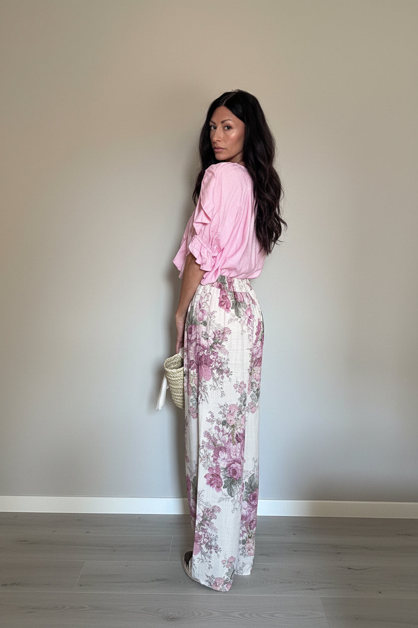 Camicetta Fluida rosa