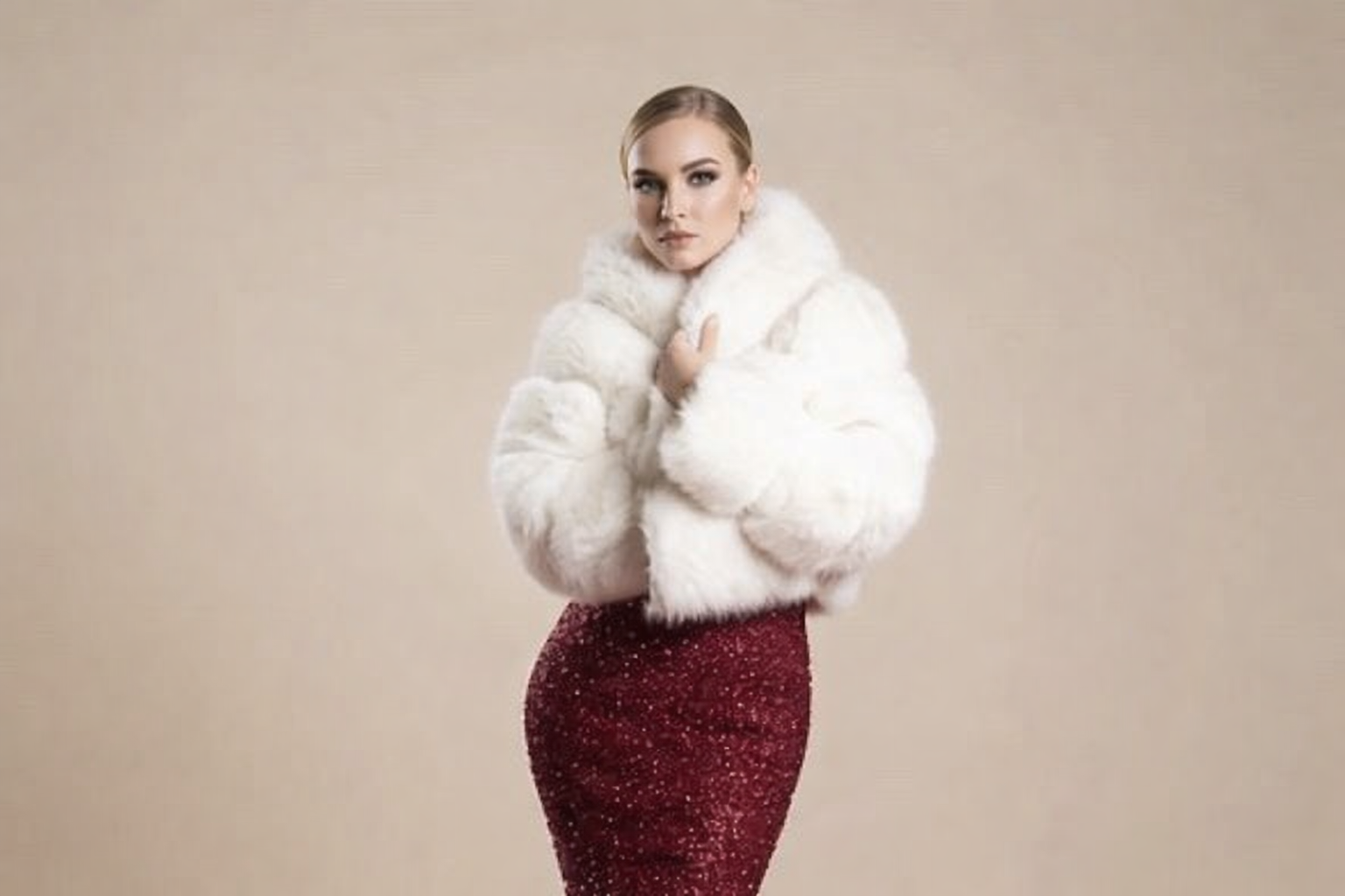 Ecopelliccia crop Neve