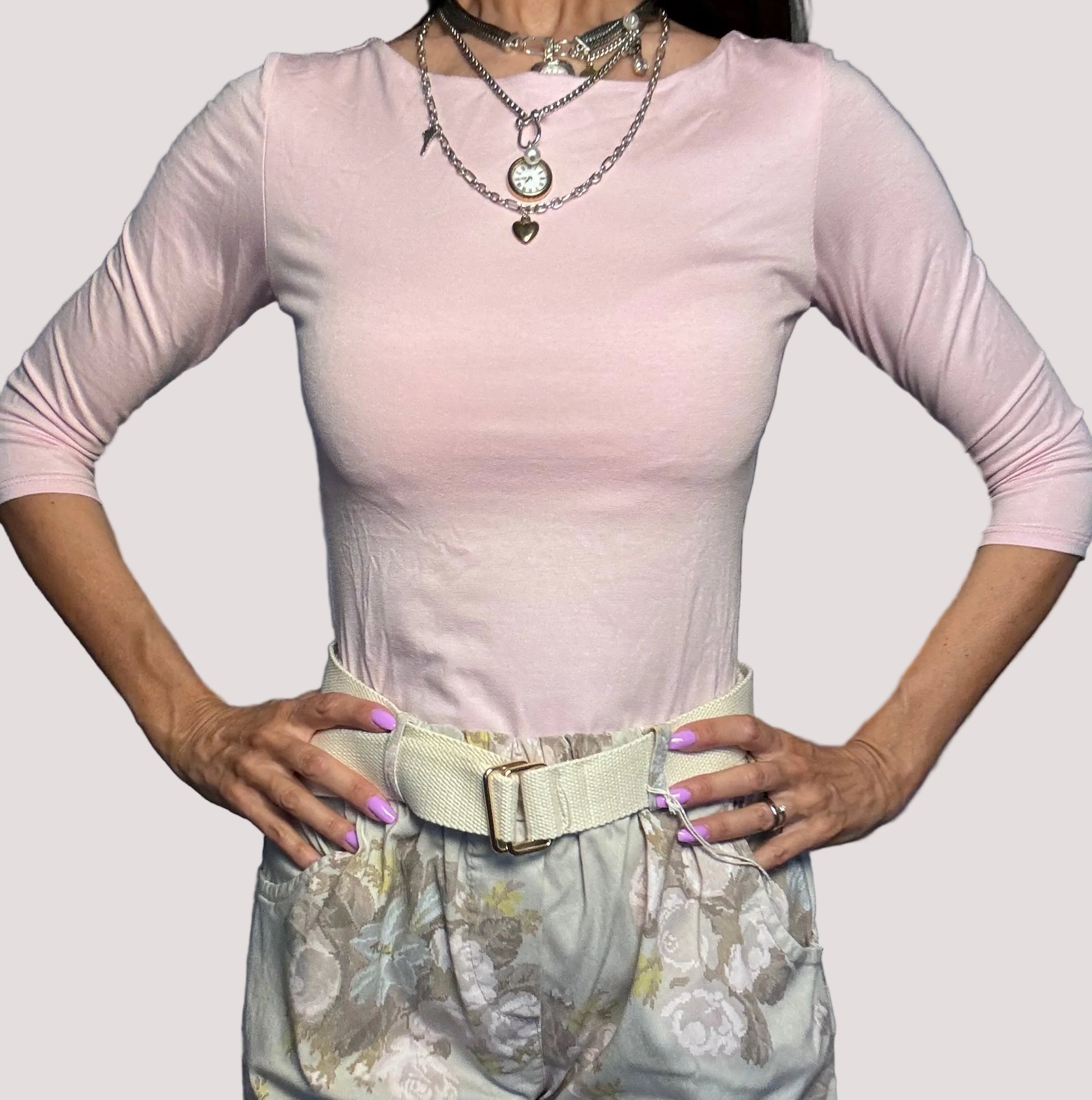 Maglia Camelia rosa