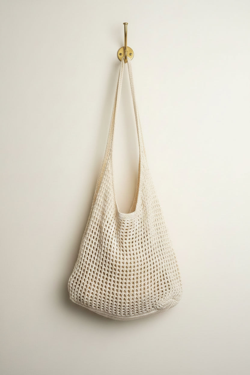 Borsa puro cotone Traforata corda