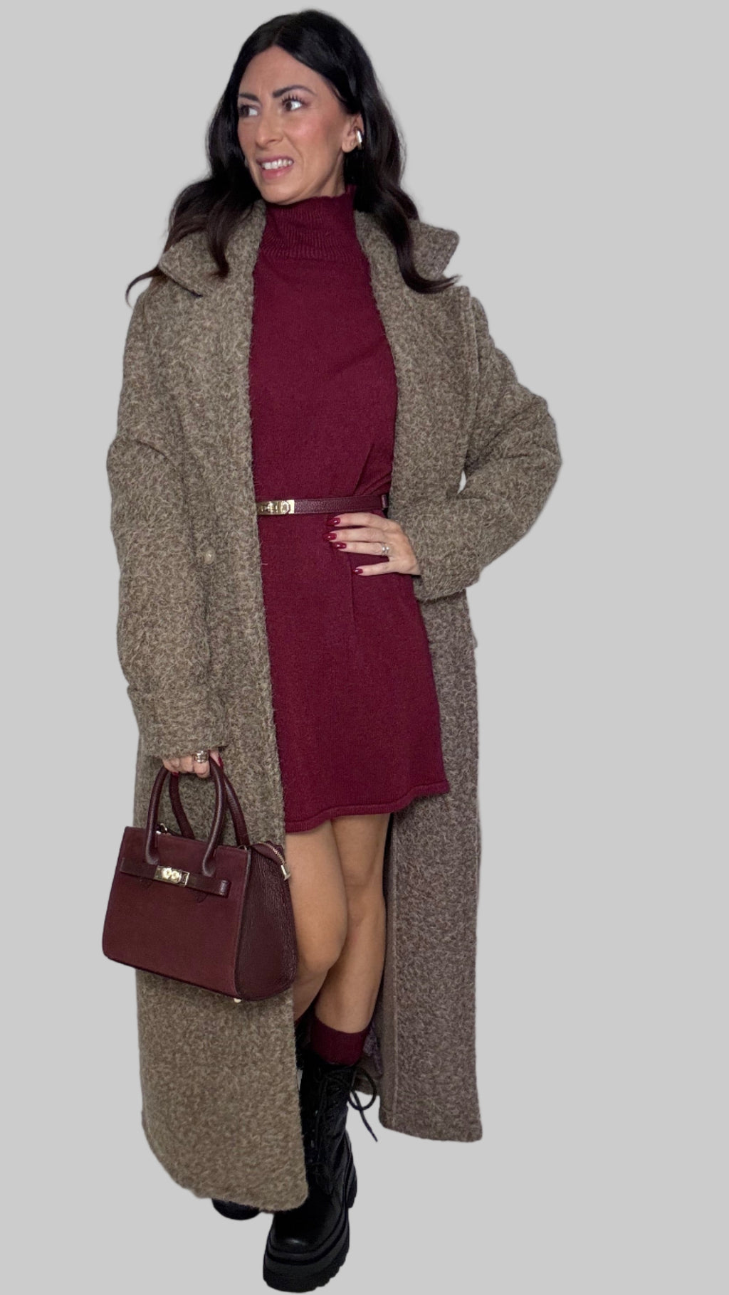 Cappotto over Hannah fango