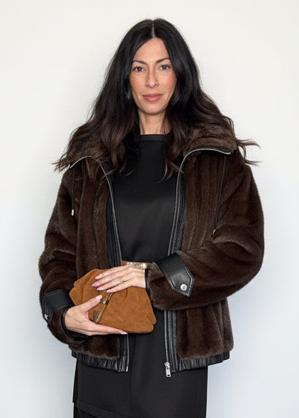 Ecopelliccia Kim cioccolato