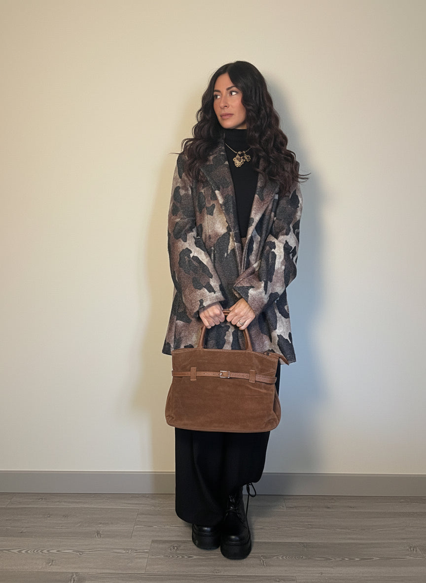 Giacca Animalier in panno