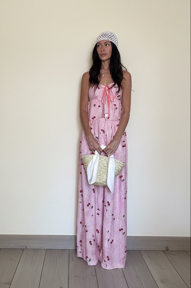 Coordinato Cherry panna e rosa