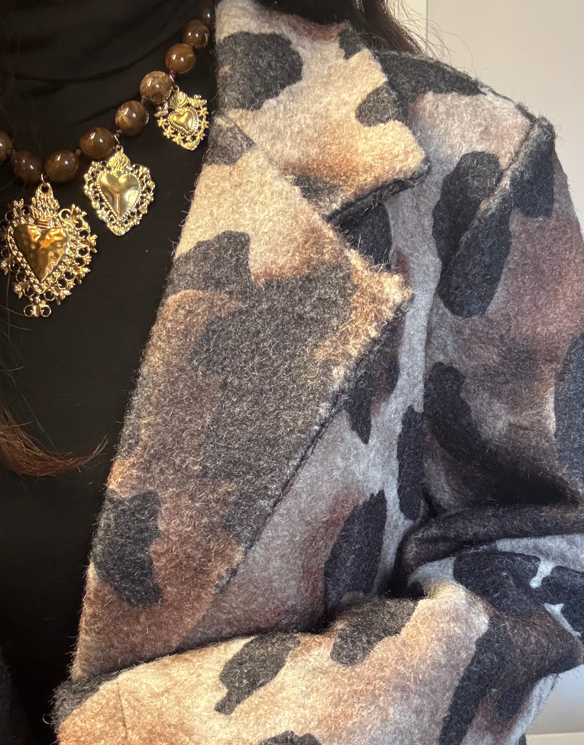 Giacca Animalier in panno