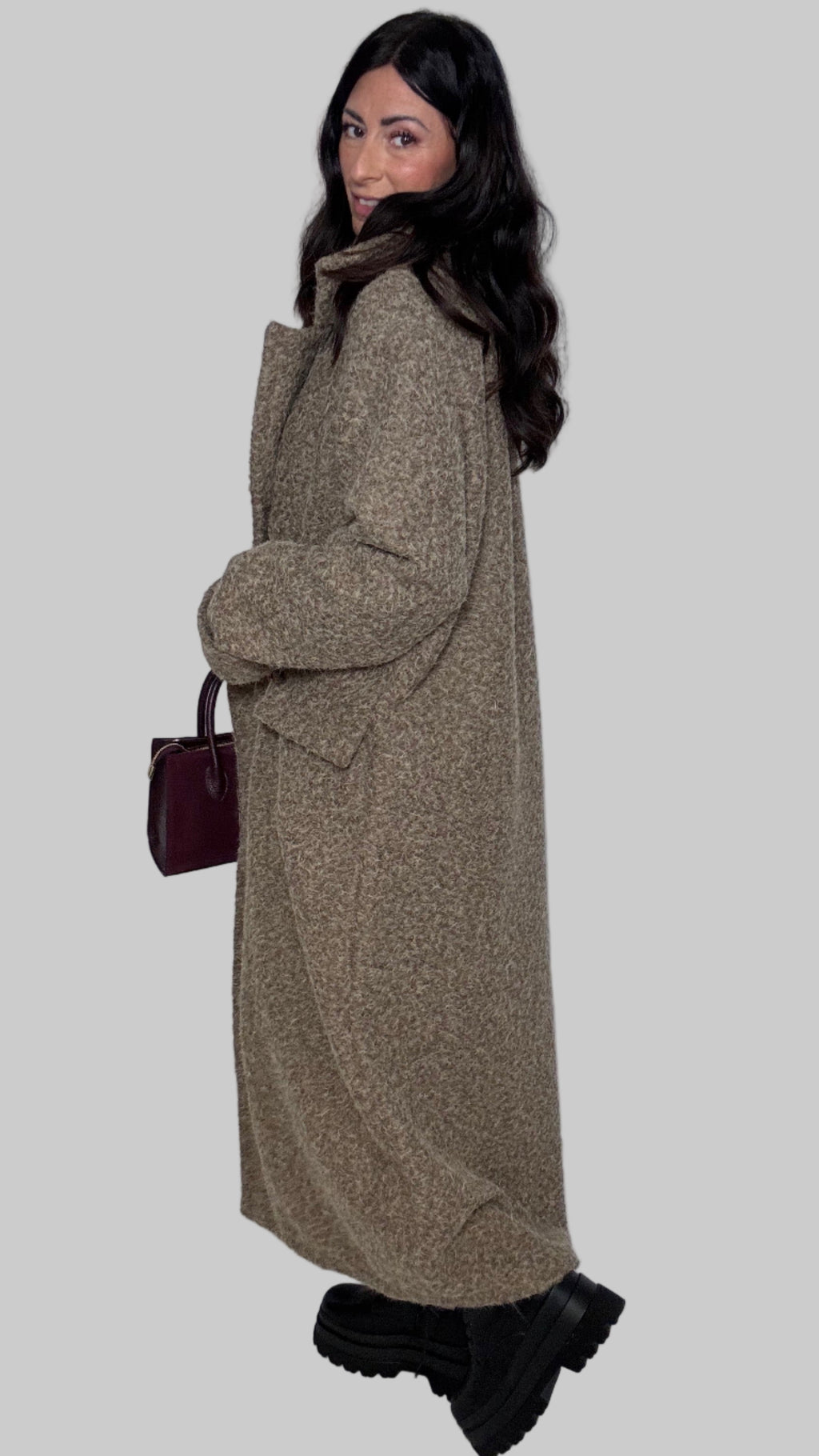 Cappotto over Hannah fango