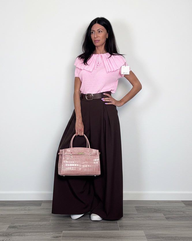 Pull Daisy 100% cotone rosa