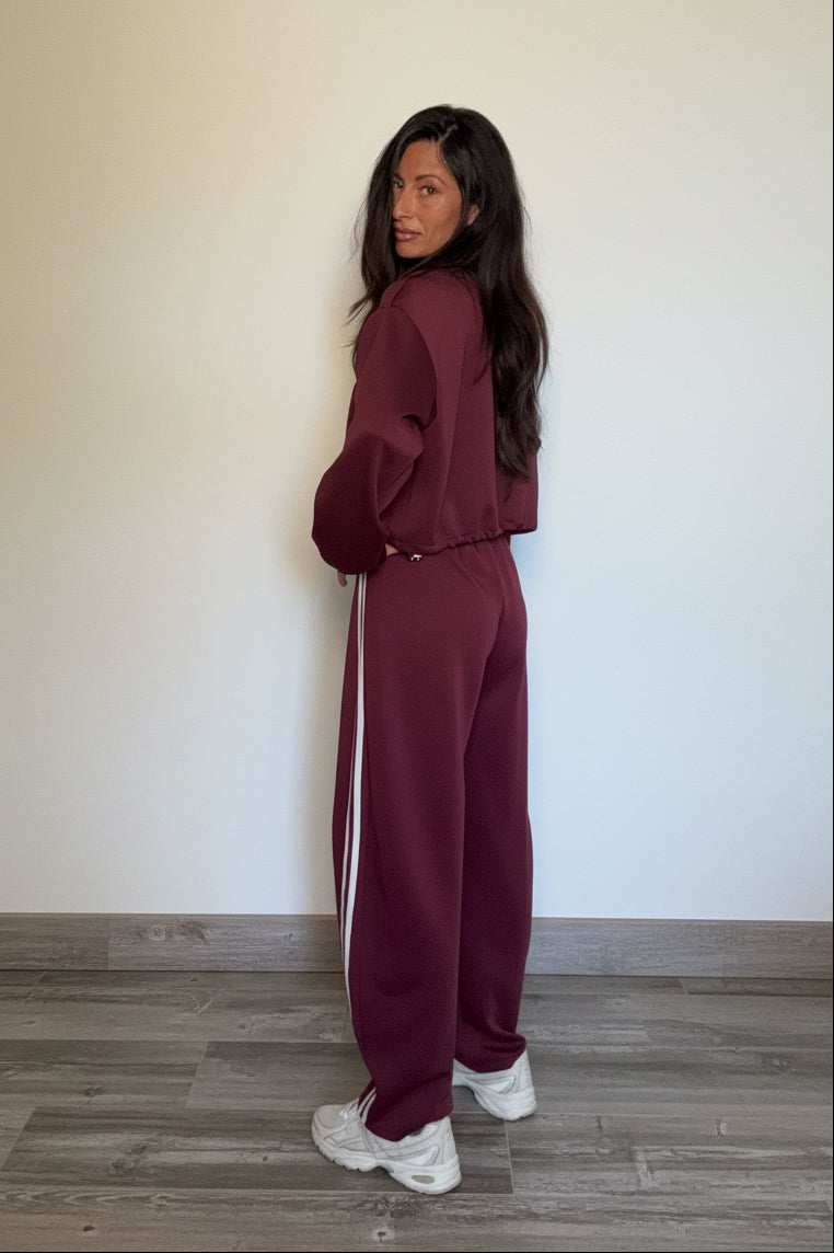 Pantalone tuta Berlino prugna