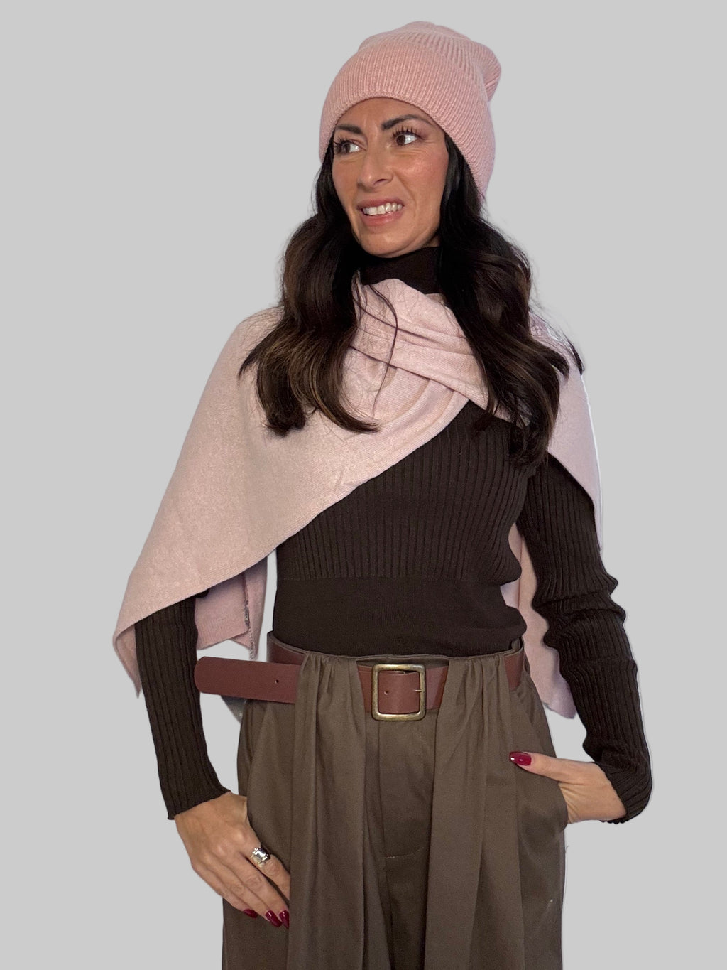 Sciarpa Cashmere rosa