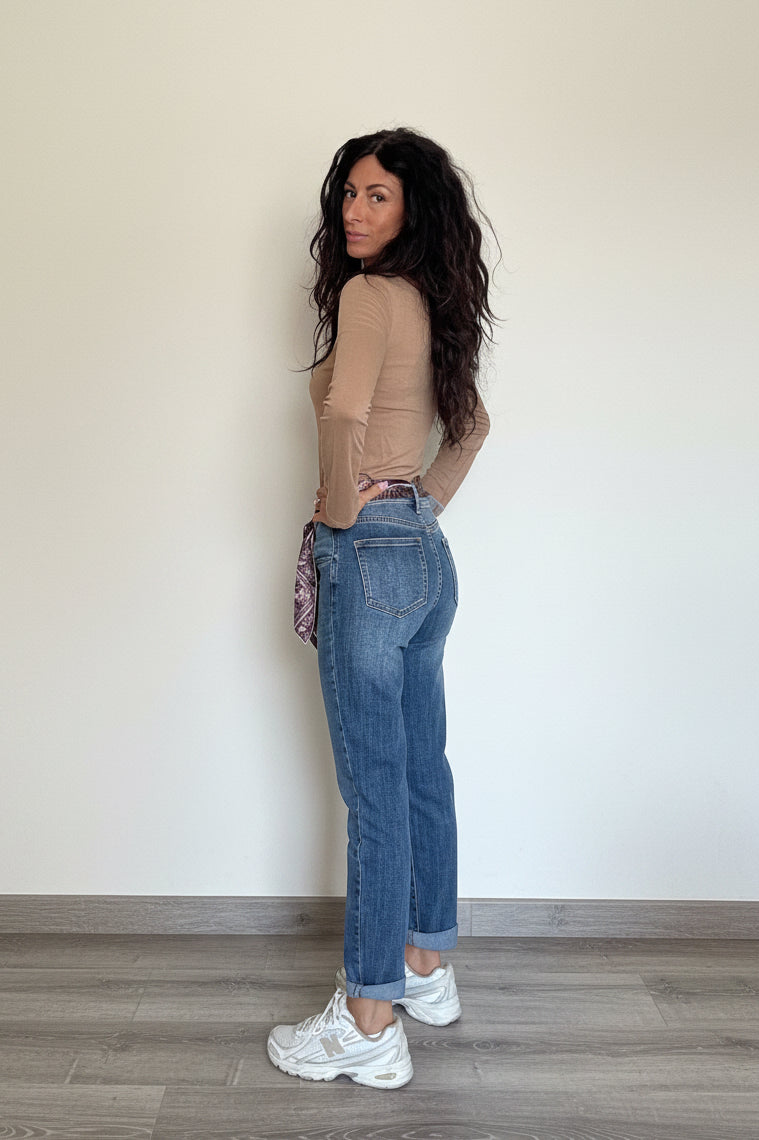 Jeans Skinny Chance con foulard